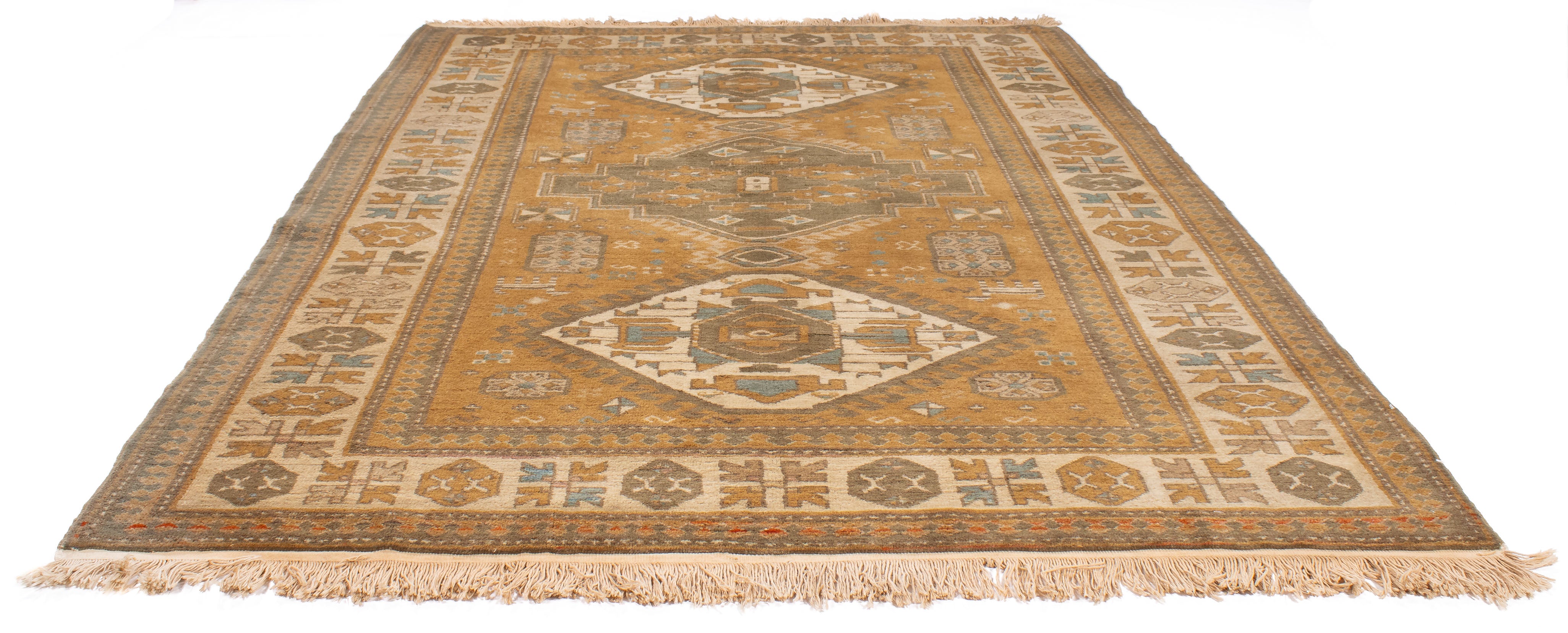 Vintage Caucasian Shirvan Rug <br> 5'0 x 7'3