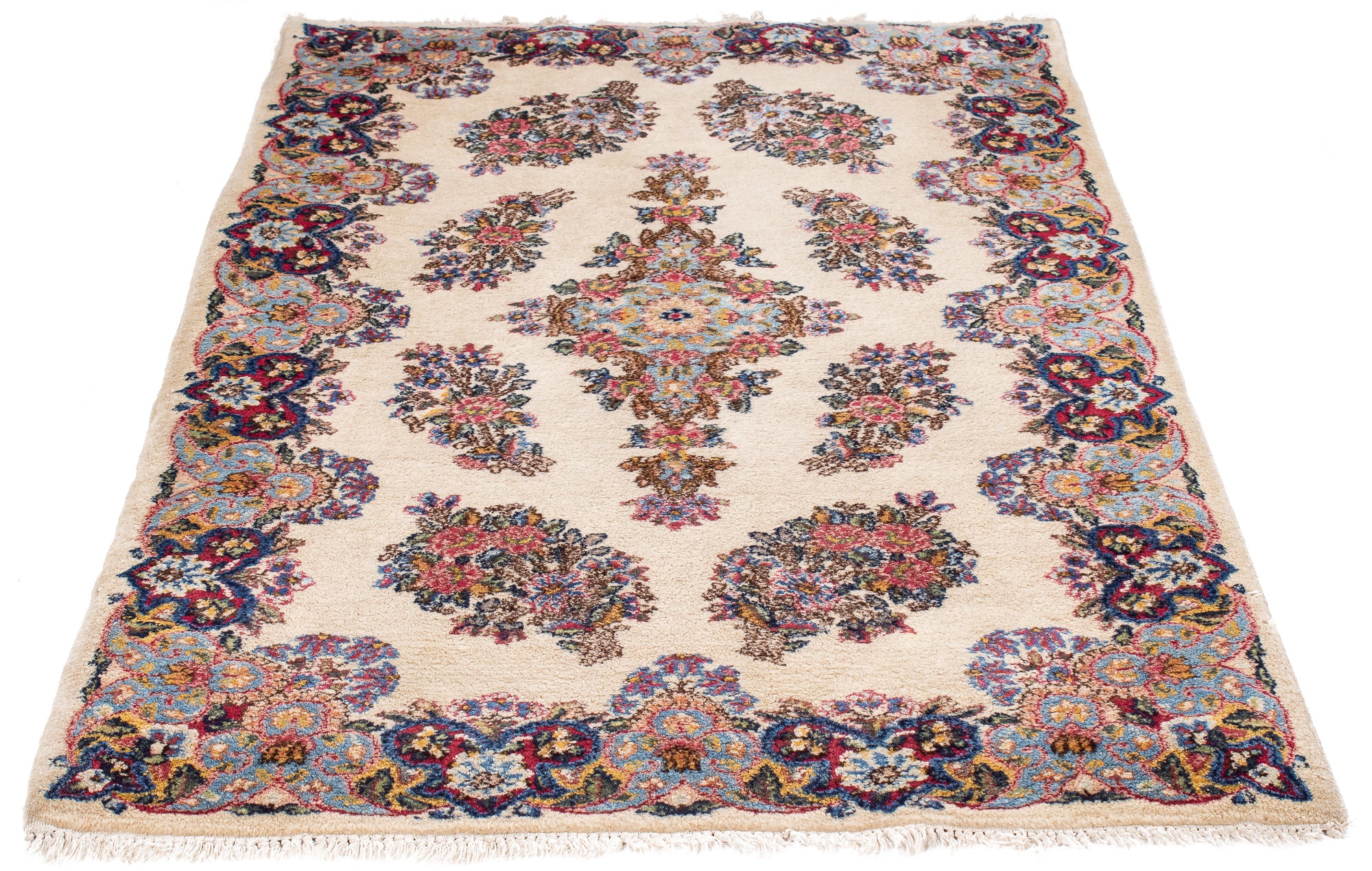 Antique Persia Kerman Rug <br> 3'0' x 4'10'