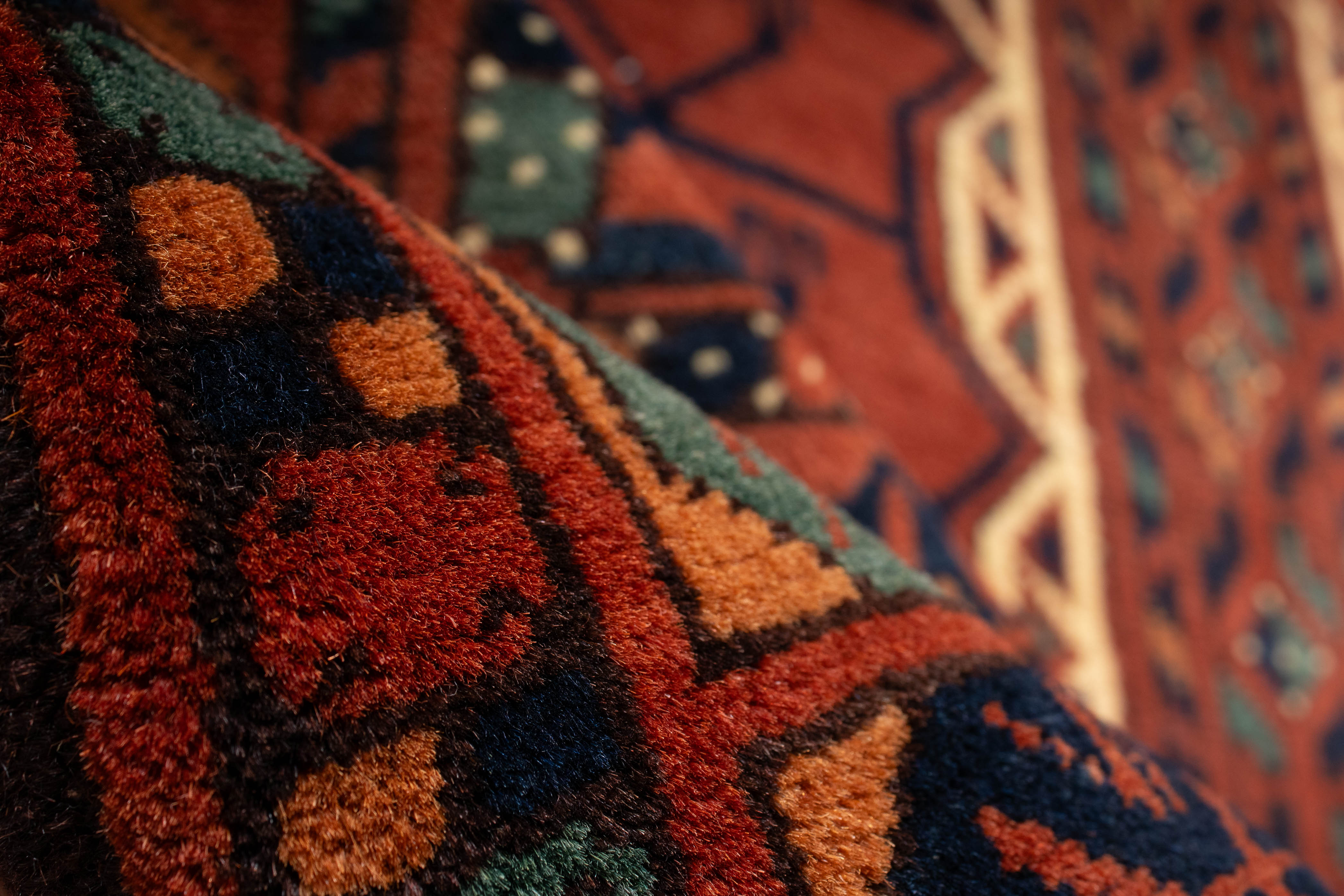 New Turkman Ensi Door Carpet Rug <br> 5'2 x 7'0