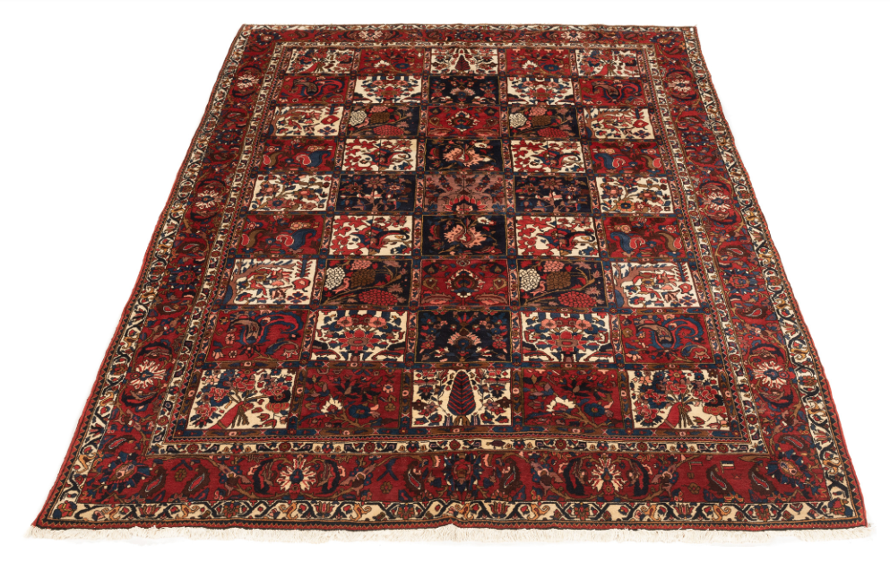 Bakhtiari Garden Design Rug <br> 6'10 × 10