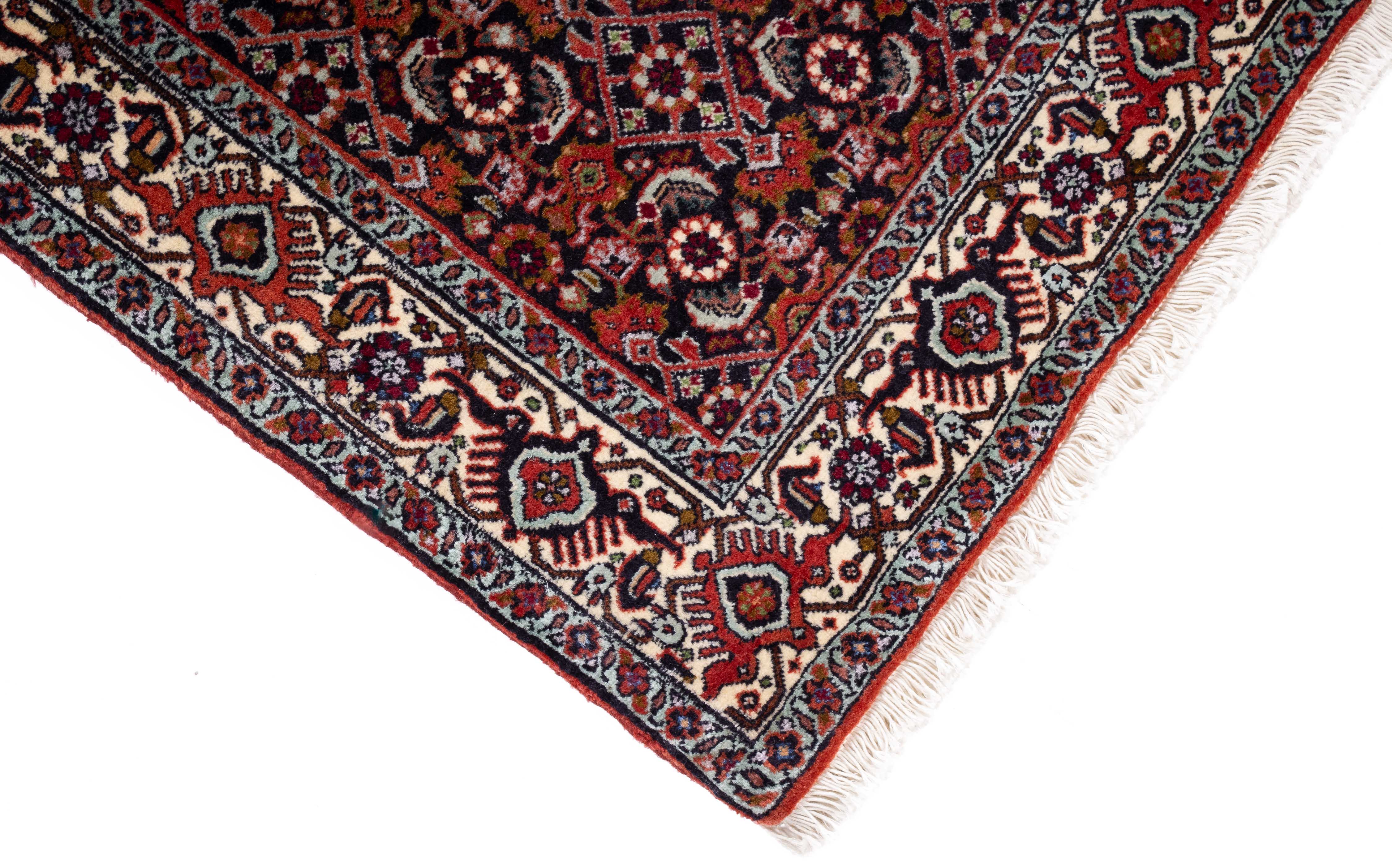 Fine Persian Bidjar Rug <br> 3'7 x 5'8