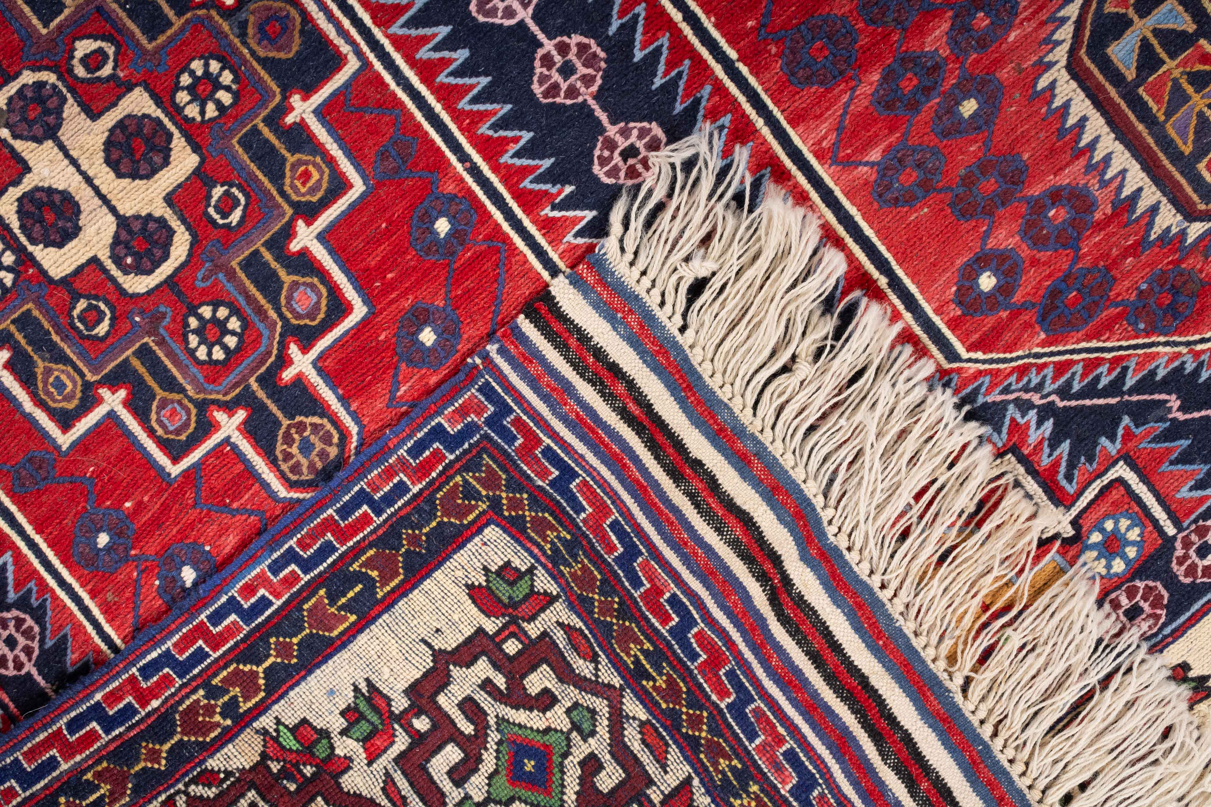 Turkoman Flatweave Rug <br> 4'3 x 7'3