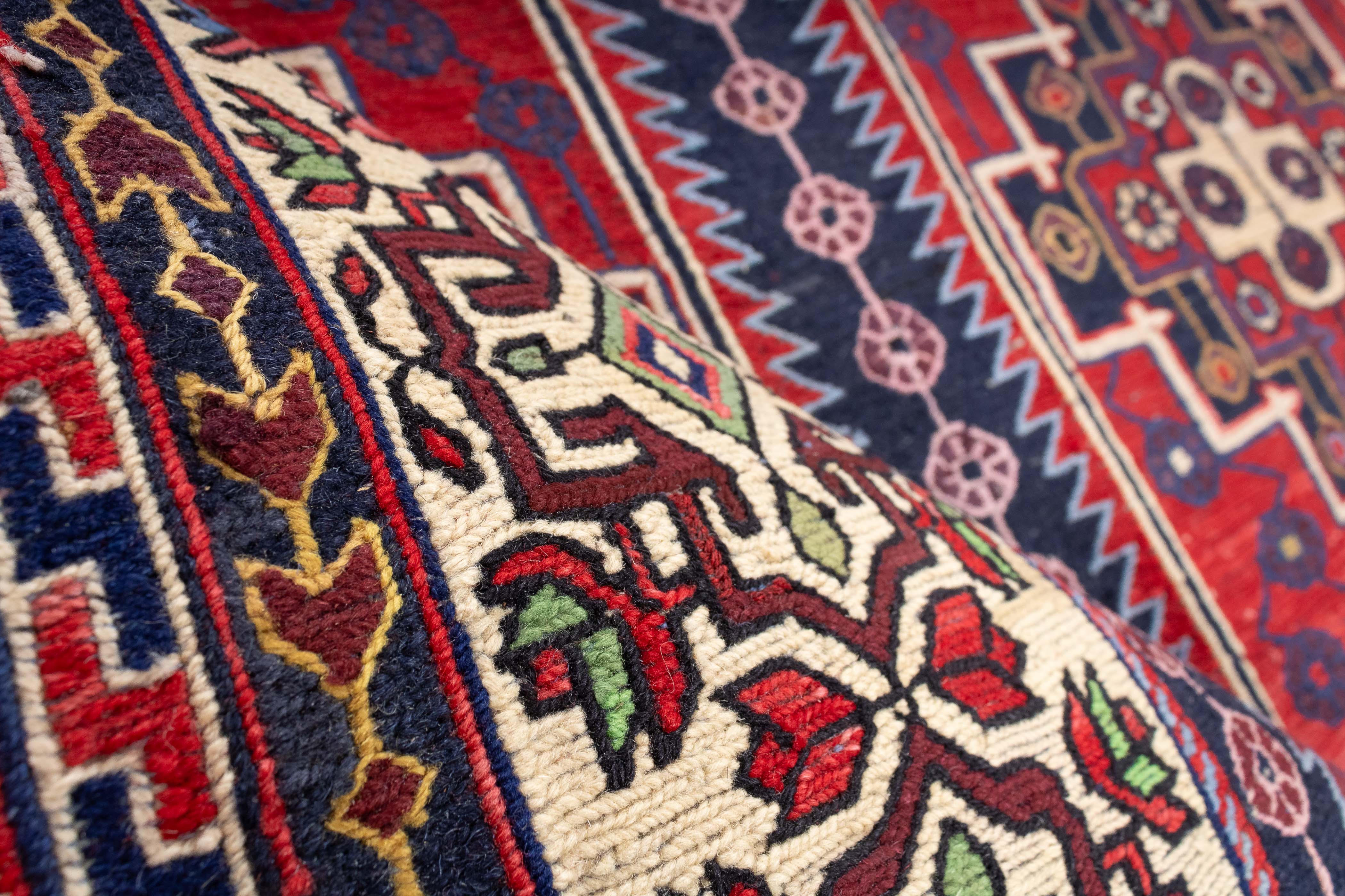 Turkoman Flatweave Rug <br> 4'3 x 7'3