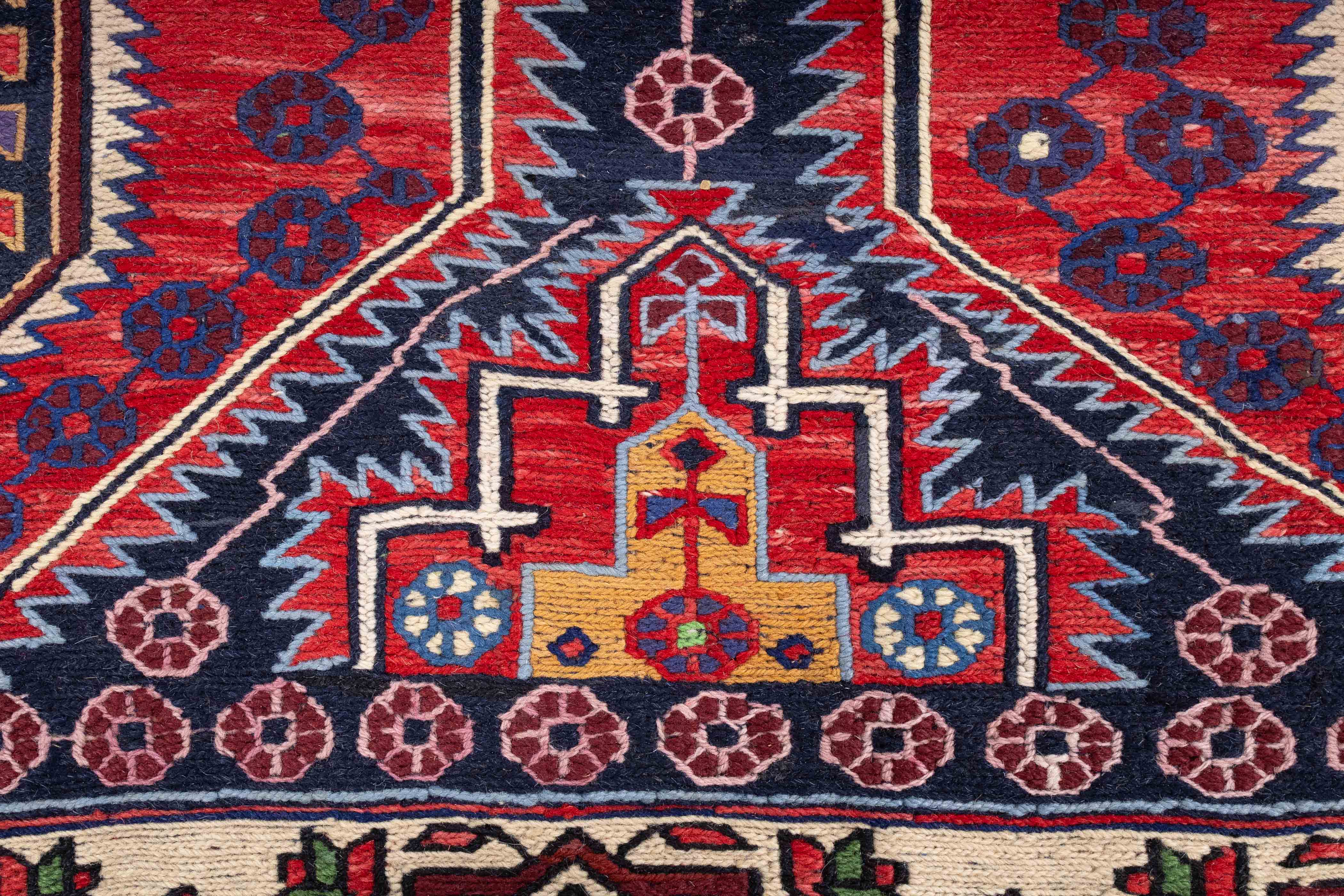 Turkoman Flatweave Rug <br> 4'3 x 7'3