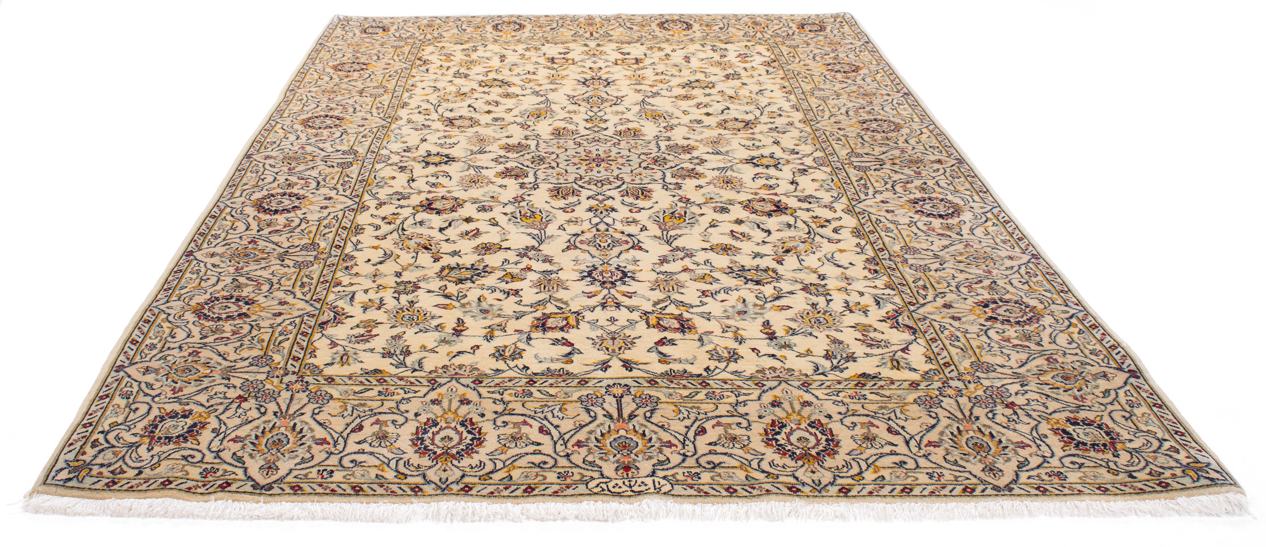 Fine Persian Kashan Rug <br> 4'7 x 7'1
