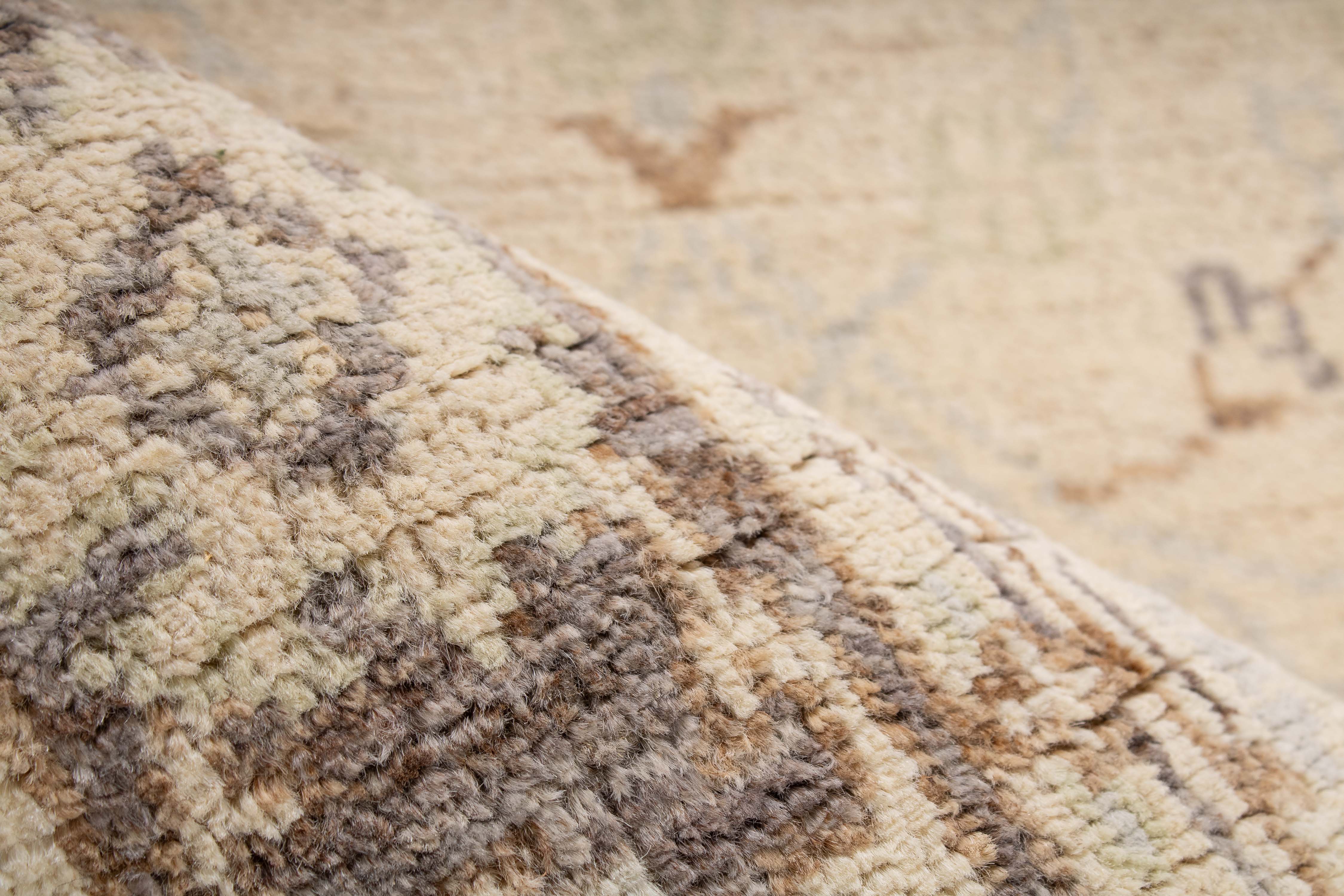 New Pakistan Oushak Rug <br> 2'8 x 9'8