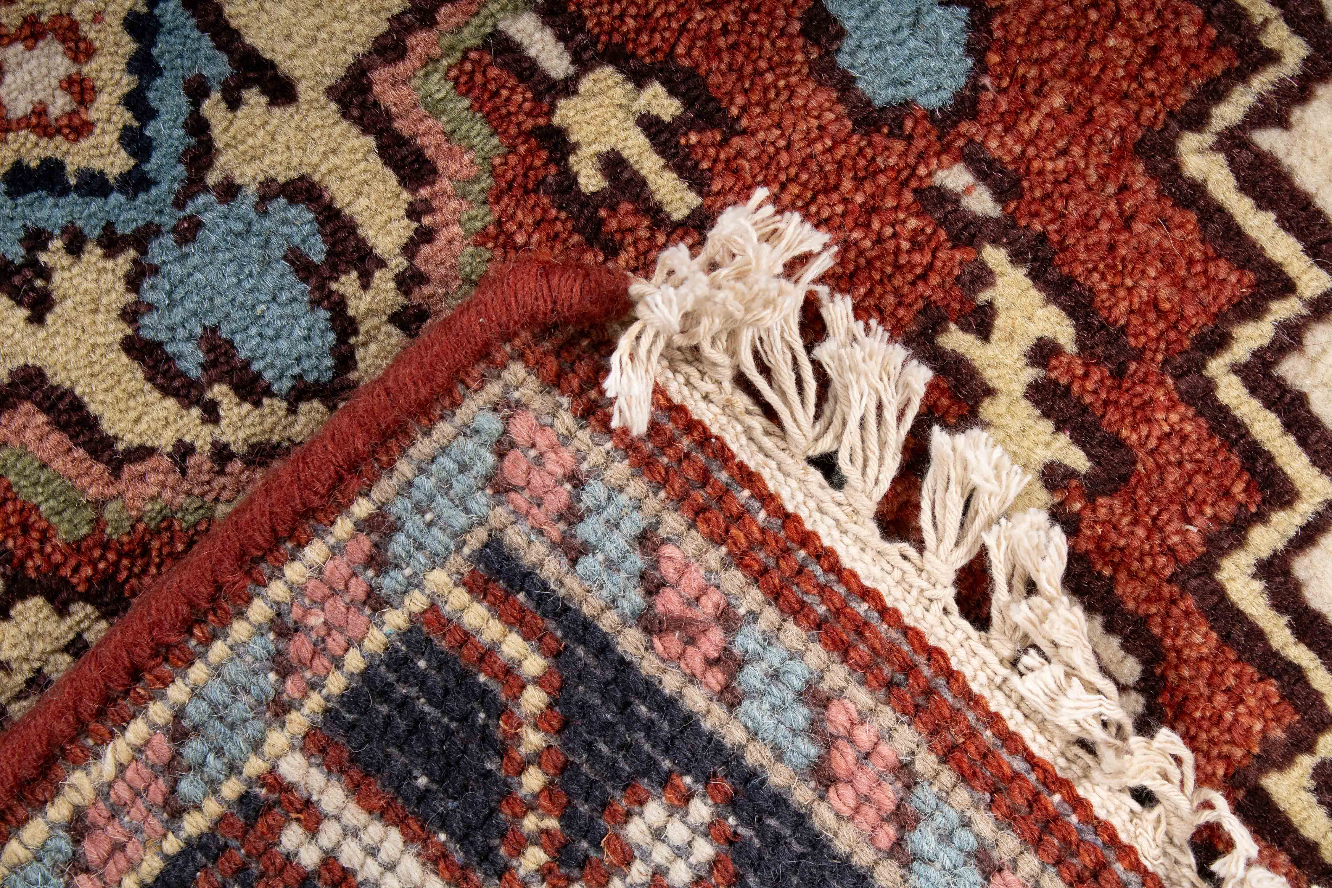 New Indian Serapi Rug <br> 2'8 x 7'10