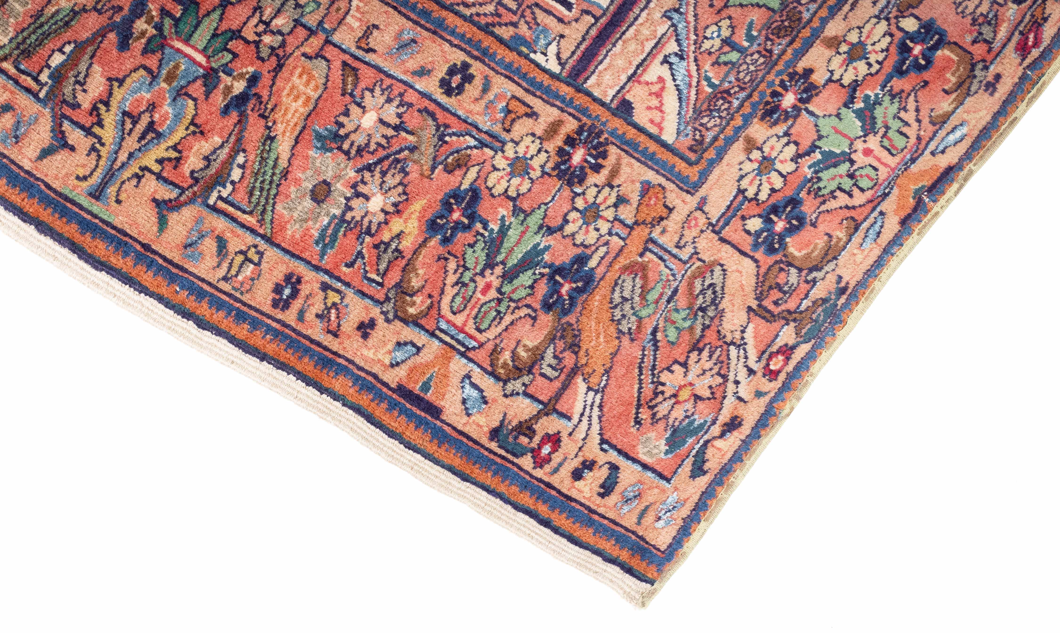 Vintage Indian Jaipur Rug <br> 5'9 x 6'3