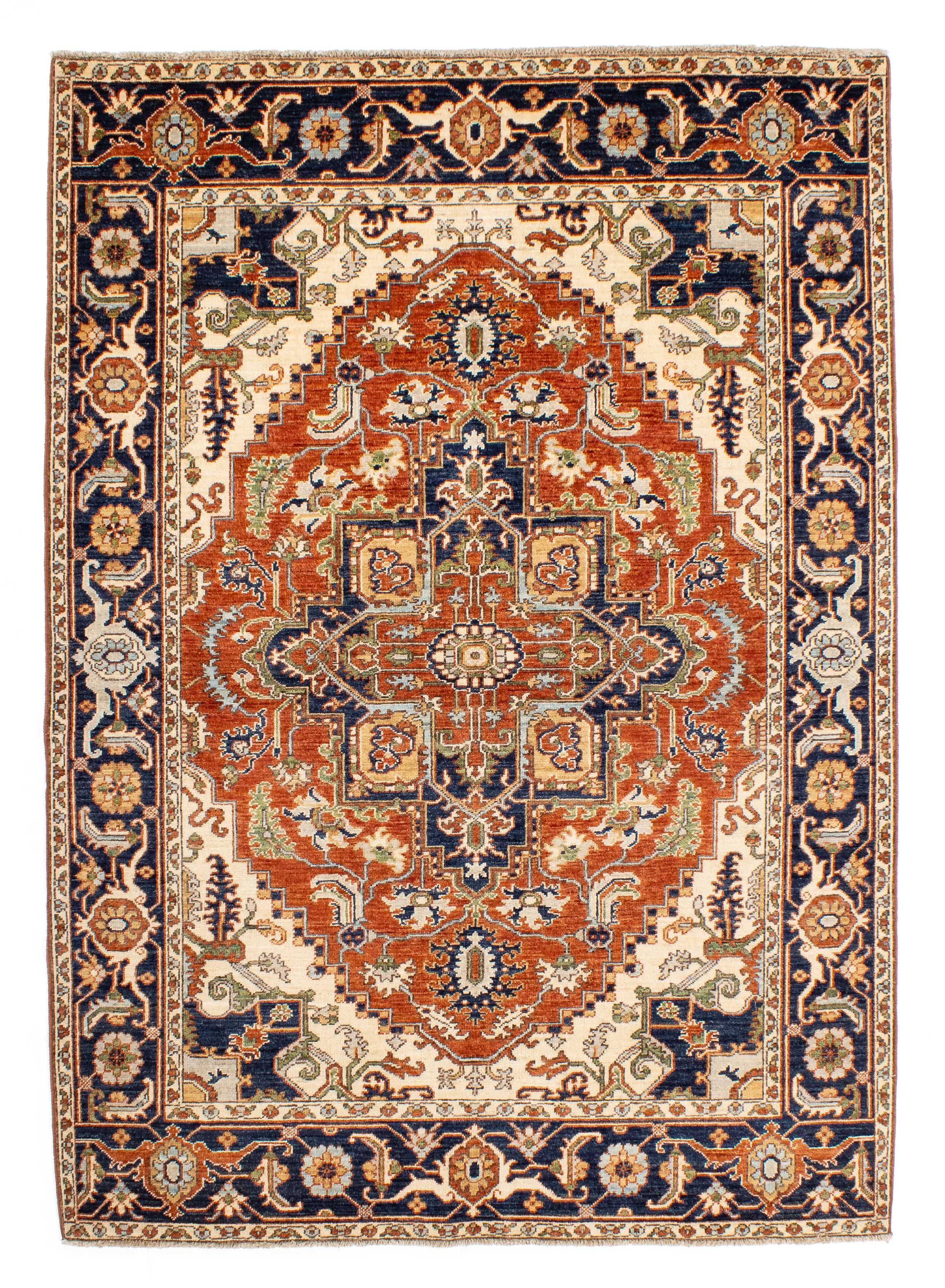 New Pakistan Serapi Rug <br> 5'1 x 7'1