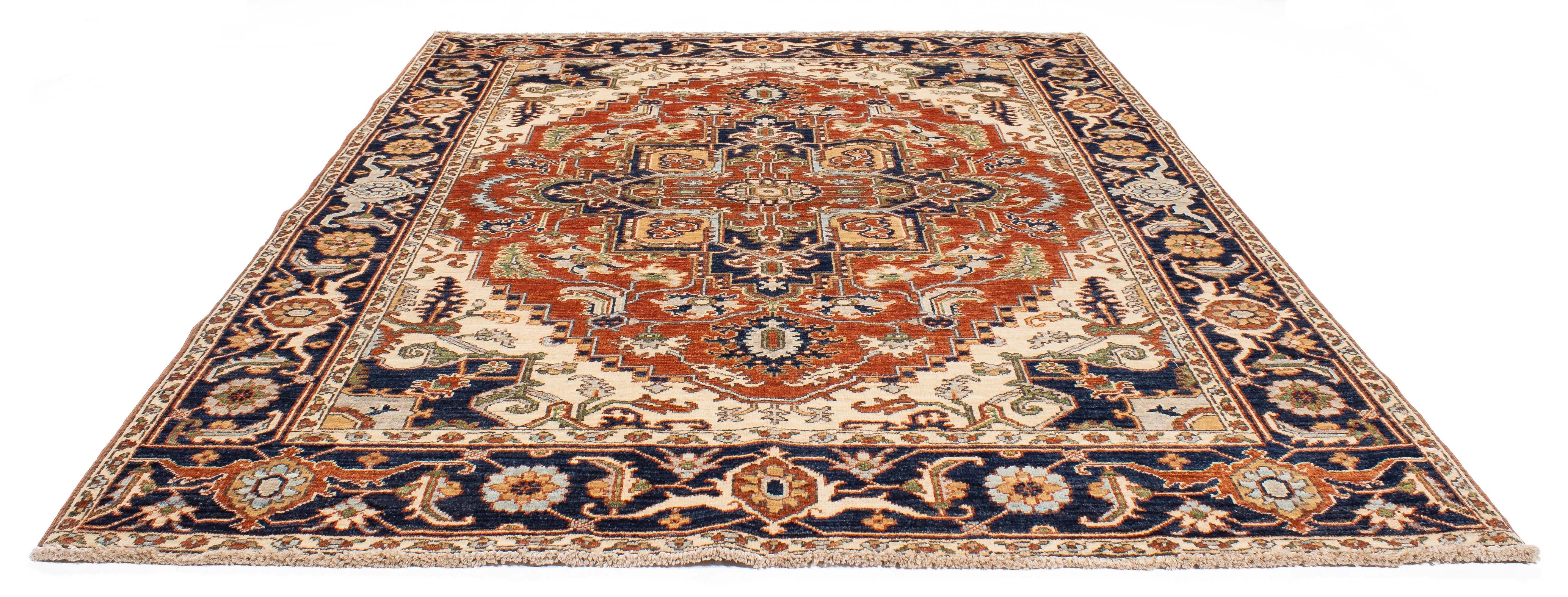 New Pakistan Serapi Rug <br> 5'1 x 7'1
