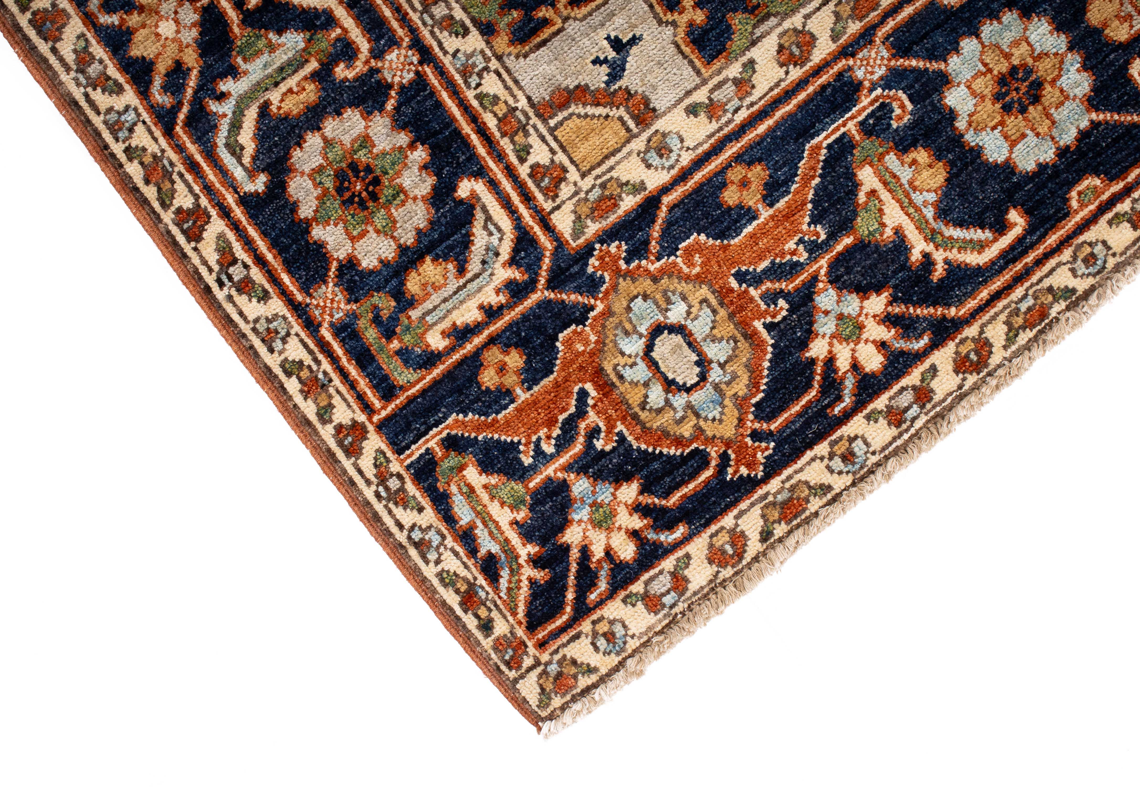 New Pakistan Serapi Rug <br> 5'1 x 7'1