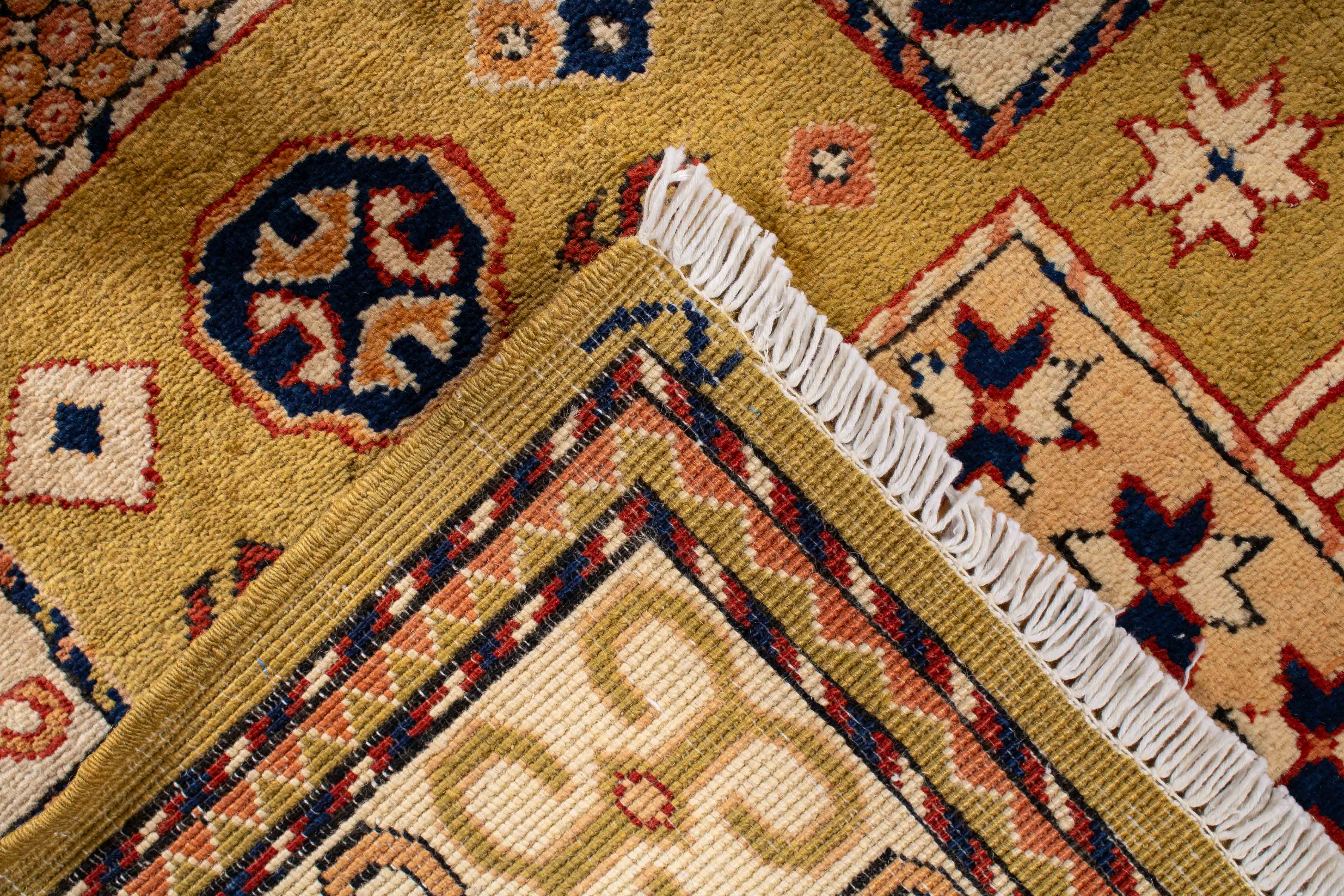 New Afghan Kazak Rug <br> 4'11 x 7'11