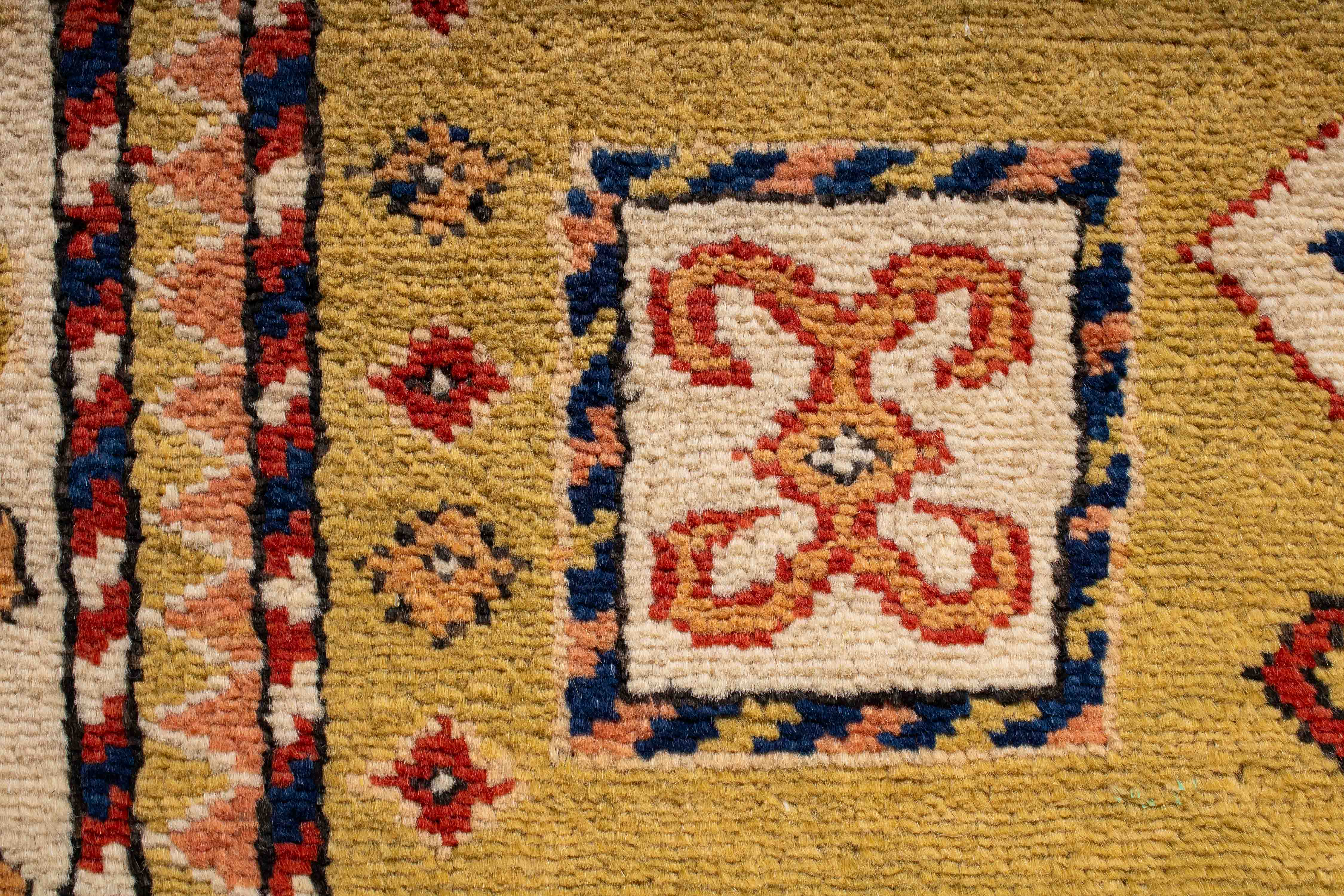 New Afghan Kazak Rug <br> 4'11 x 7'11