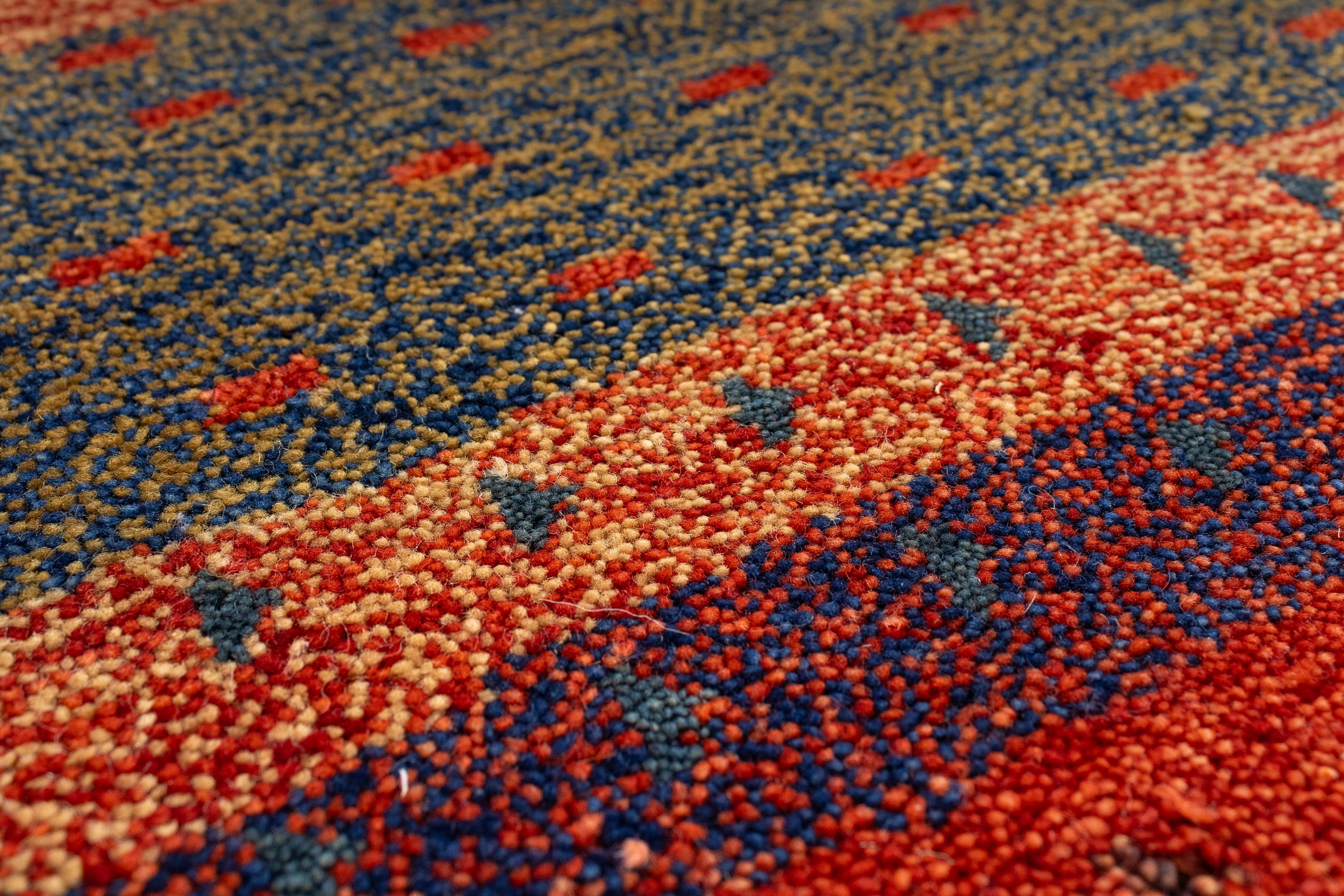 New Indian Gabbeh Rug 4'1 x 5'11