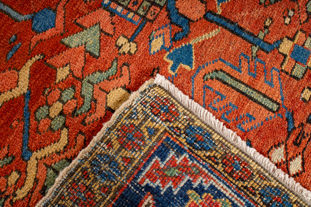 Antique Heriz Rug <br> 9'0 x 12'0