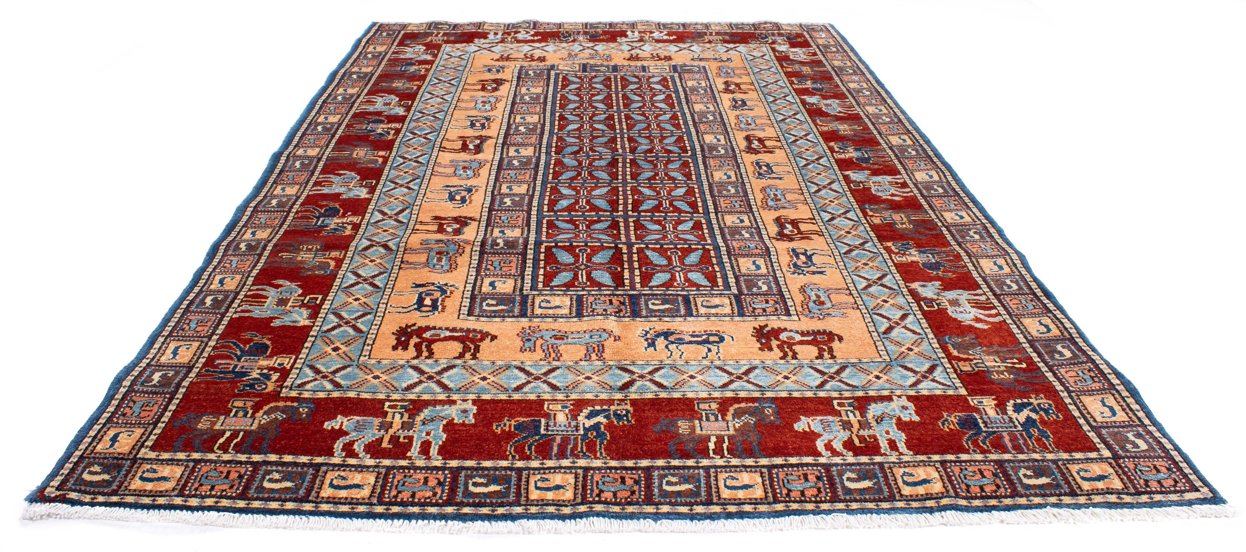 New Afghan Hope Rug <br> 4'10 x 7'10
