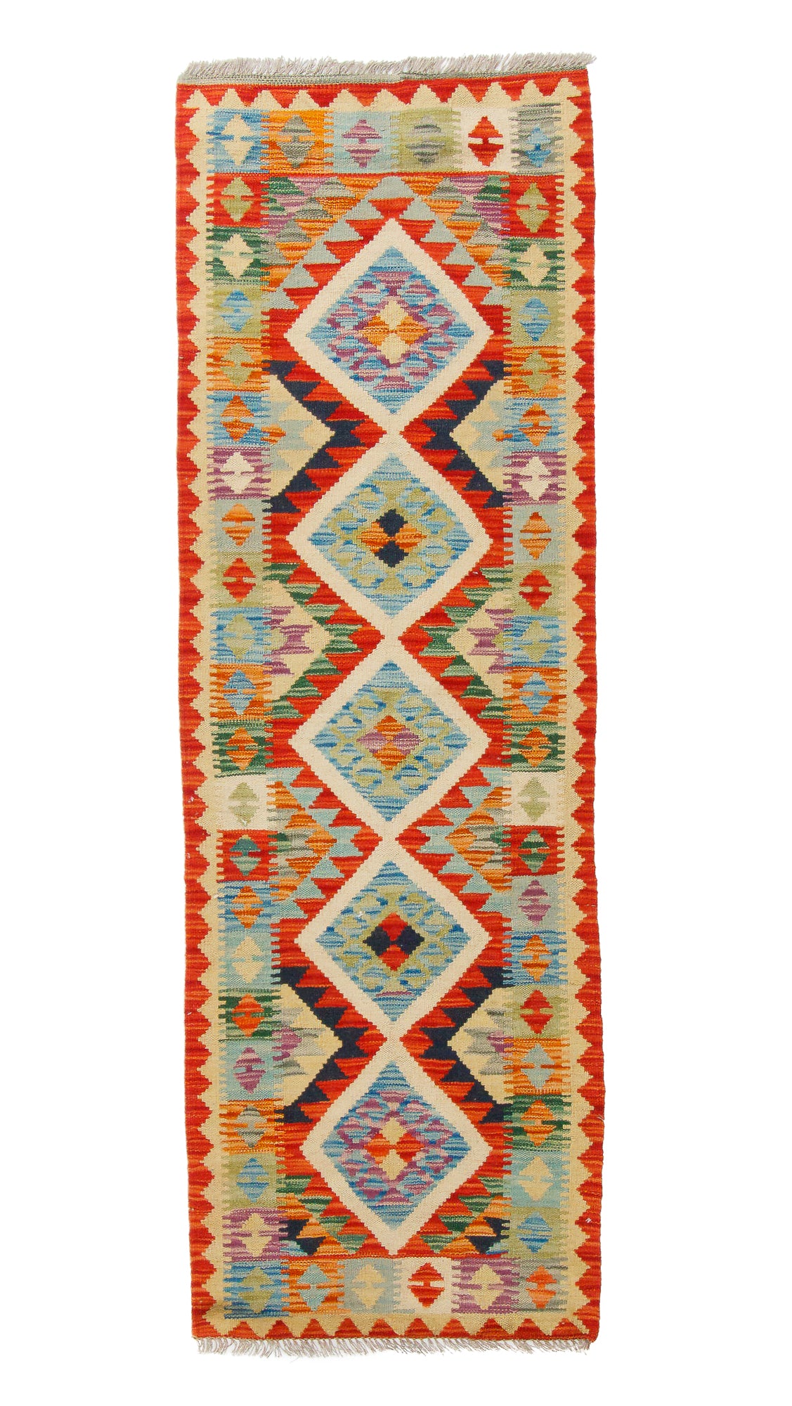 Geometric Pak Kilim Runner <br> 2'0 x 6'5