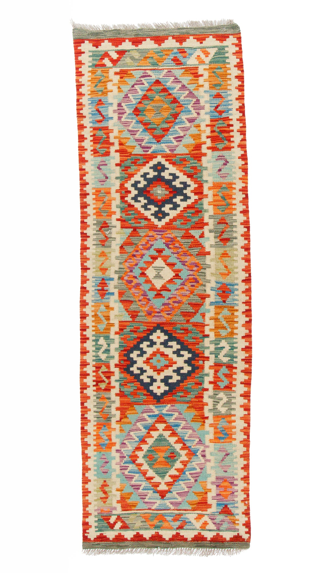 Colorful Pak Kilim Runner <br> 2'0 x 7'0