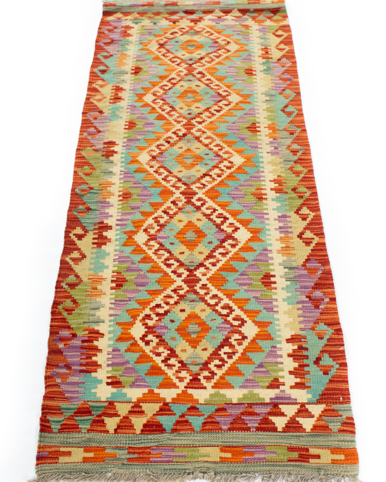 Colorful Pak Kilim  Runner <br> 2'0 x 6'0