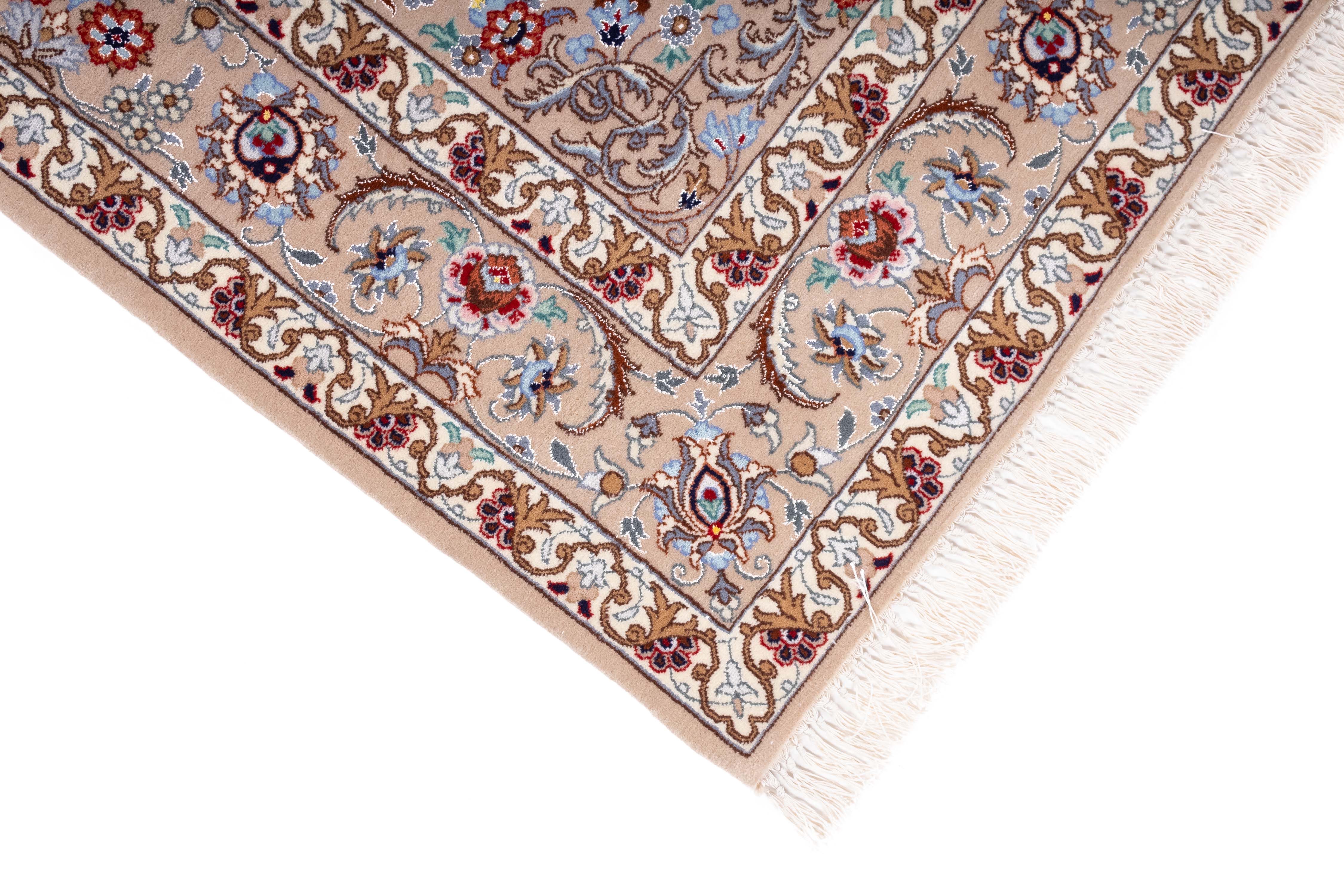 Fine Persian Isfahan Rug <br> 3'8 x 5'6