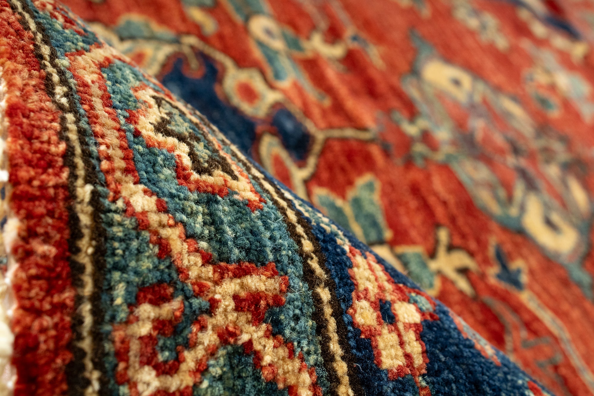 New Pak Serapi Traditional Rug <br> 7'10 x 13'0