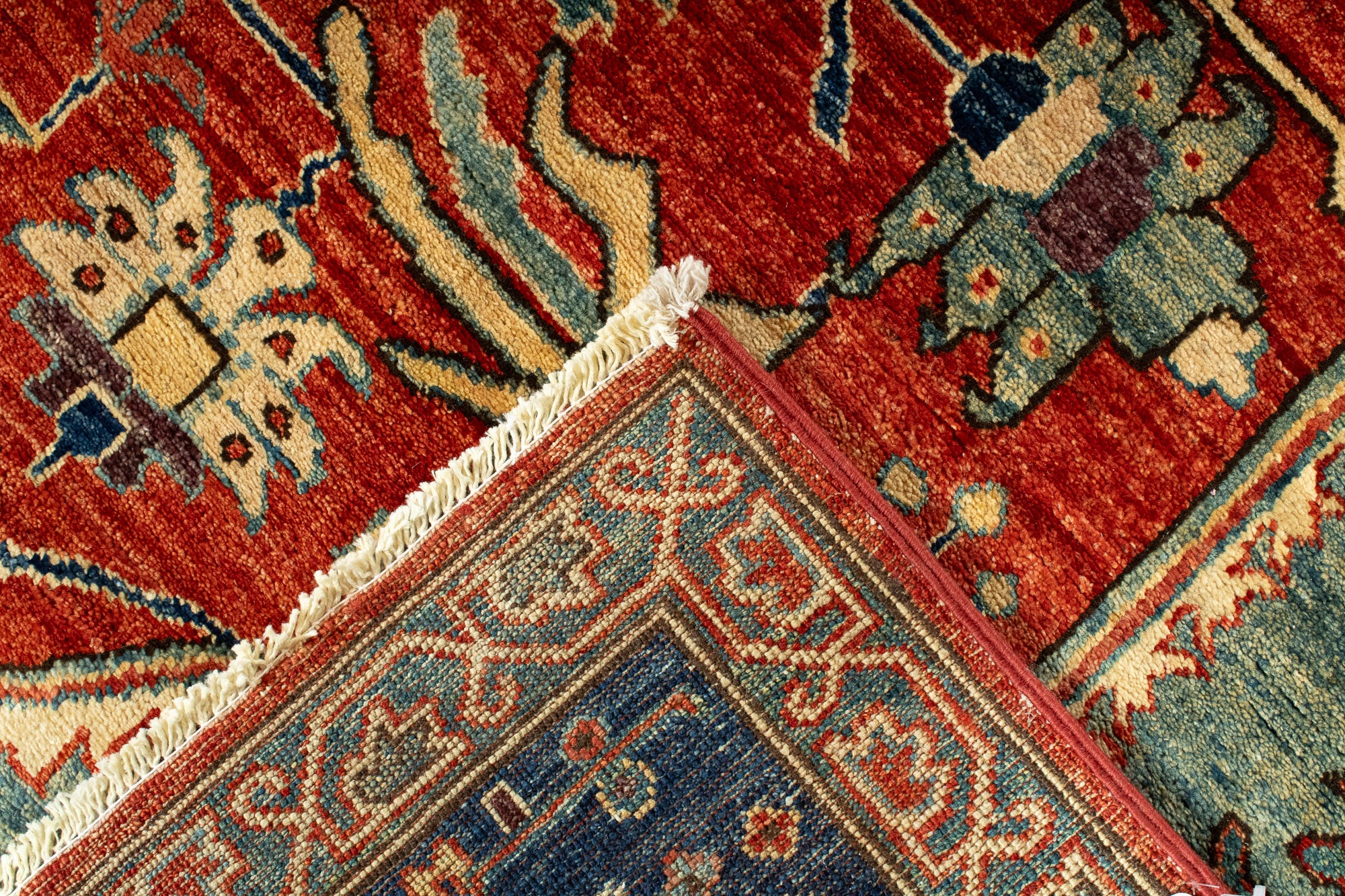 New Pak Serapi Traditional Rug <br> 7'10 x 13'0