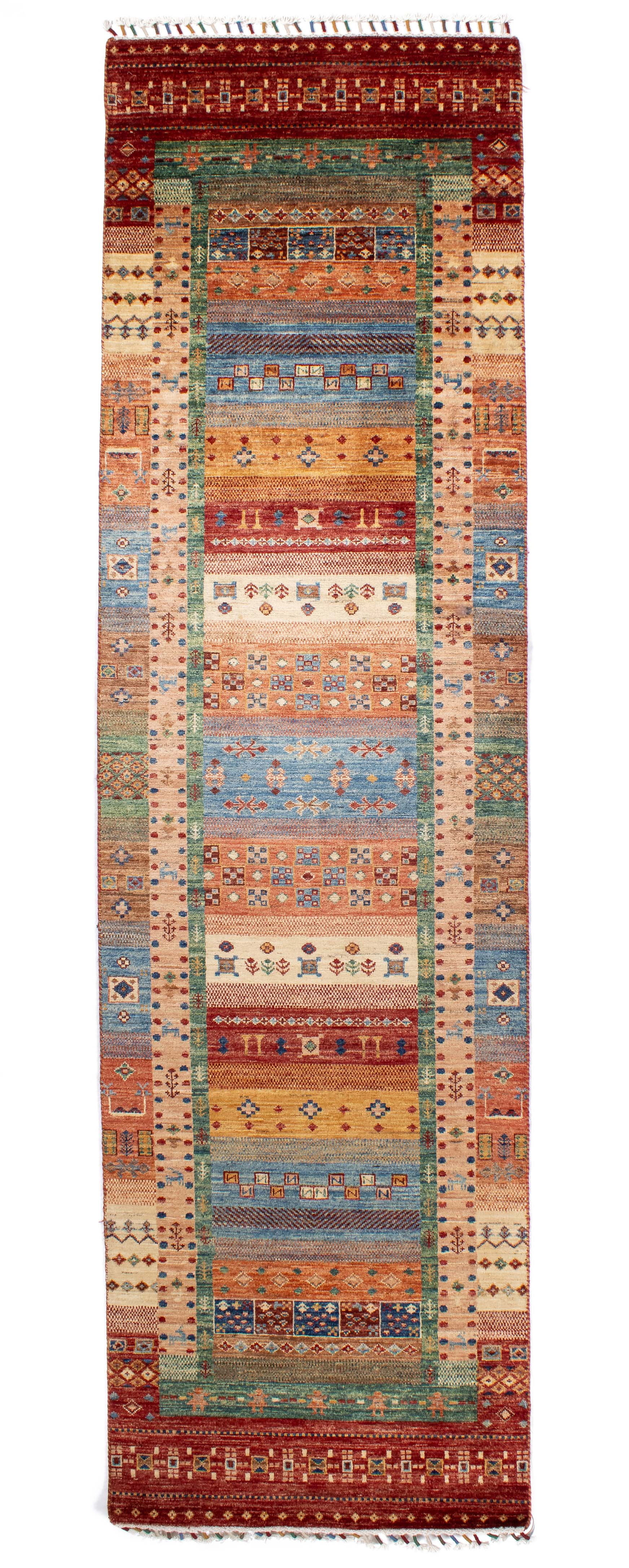 New Pakistan Tribal Rug <br> 2'9 x 9'10