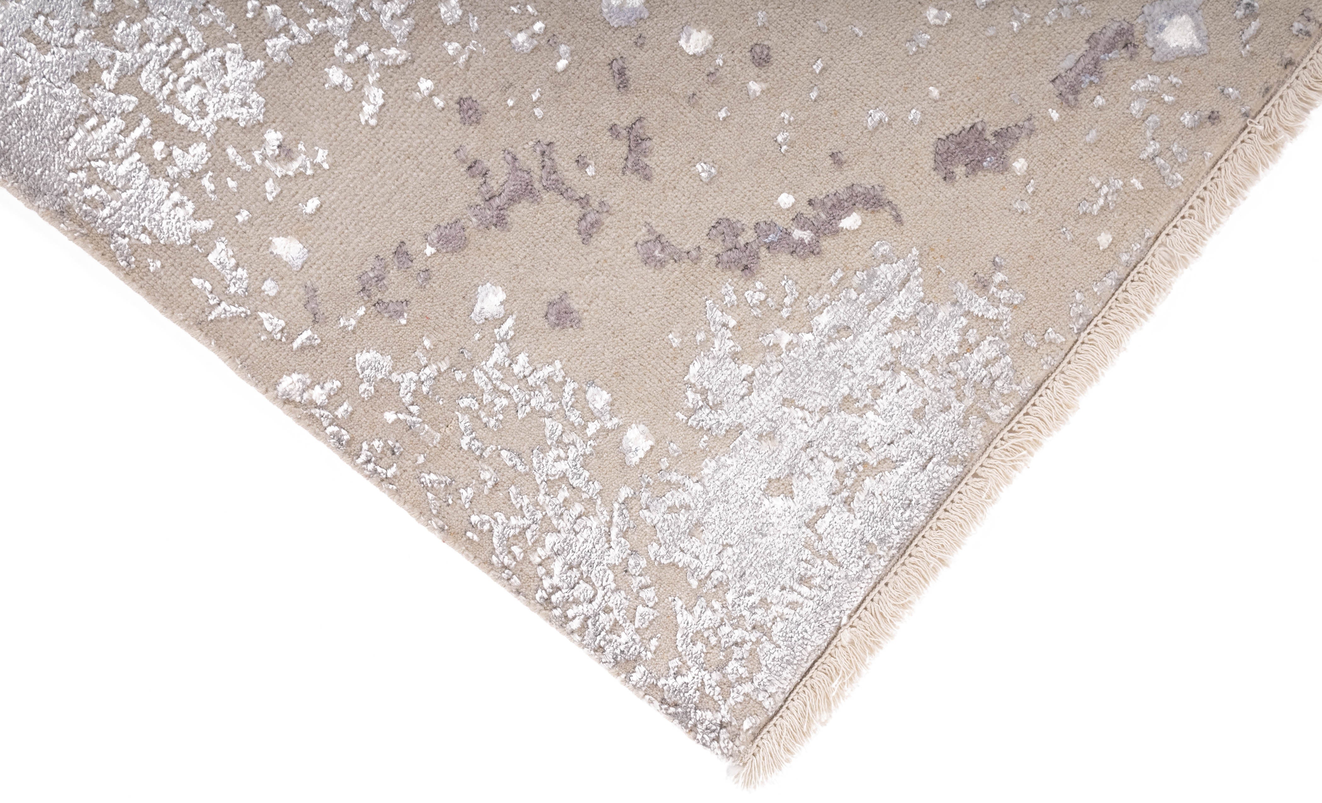 New Indian Contemporary Rug 4'1 x 6'0
