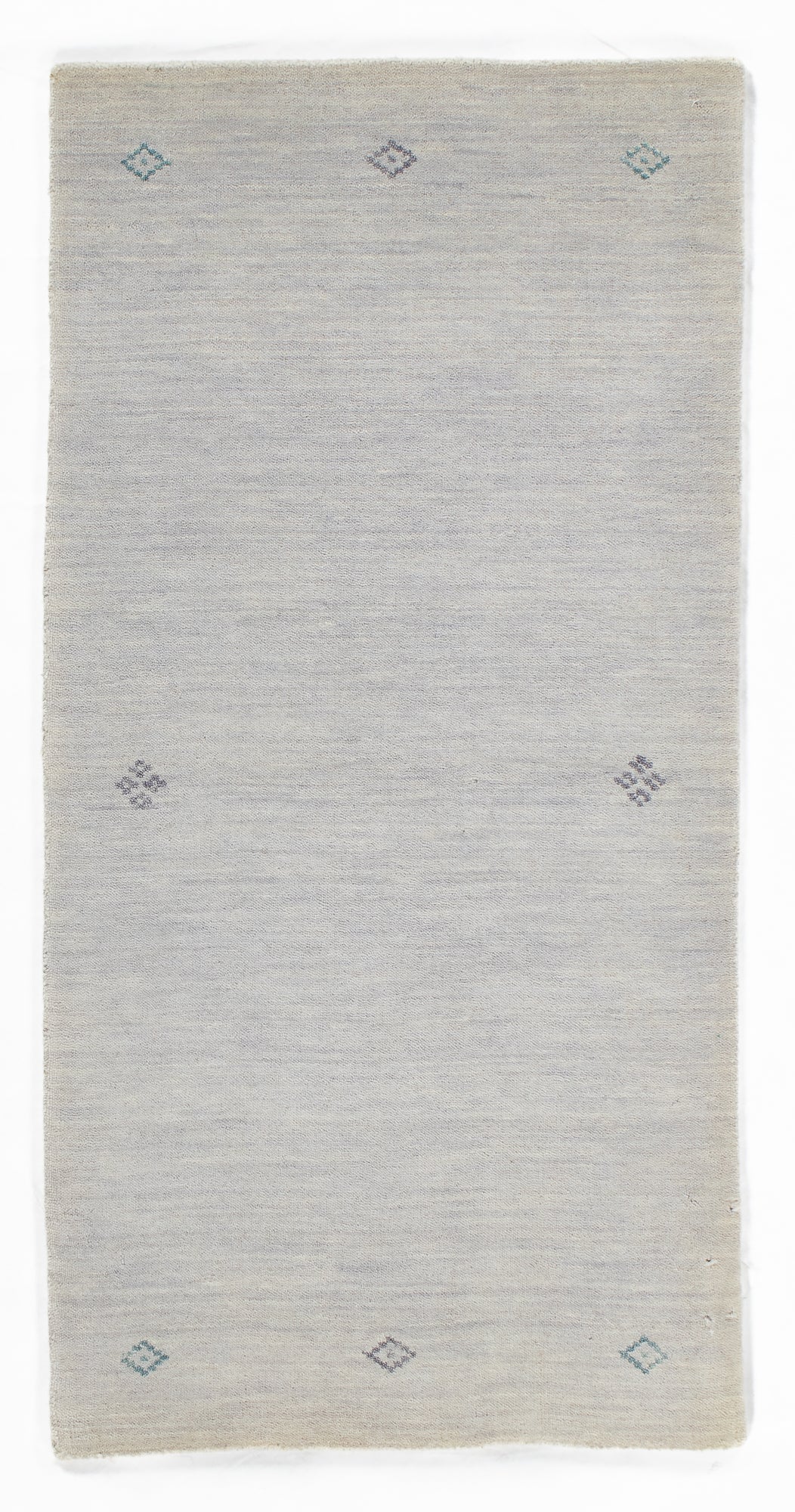 Modern Ivory India Gabbeh Rug <br> 2'0 x 4'0