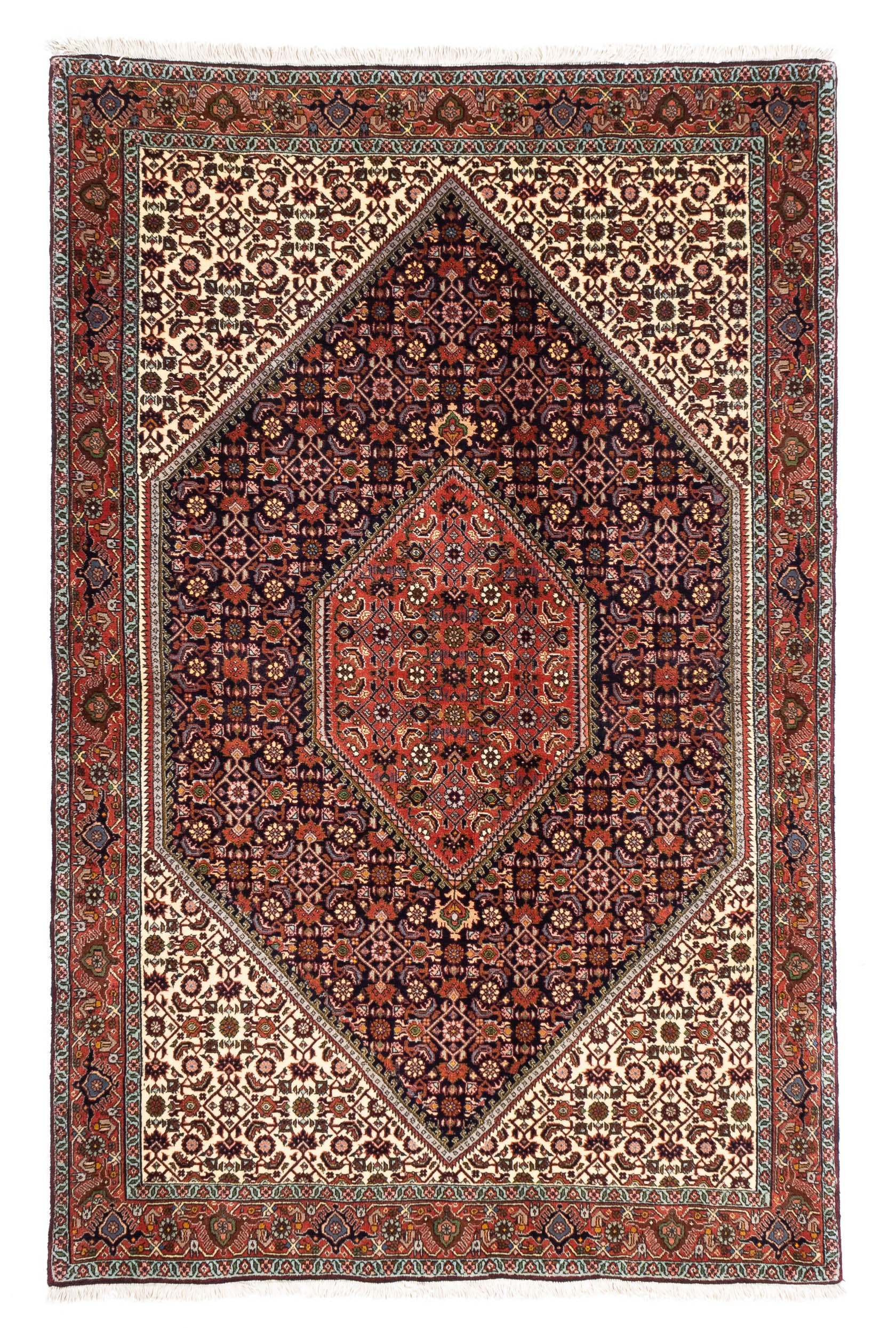 Fine Persian Bidjar Rug <br> 3'7 x 5'7