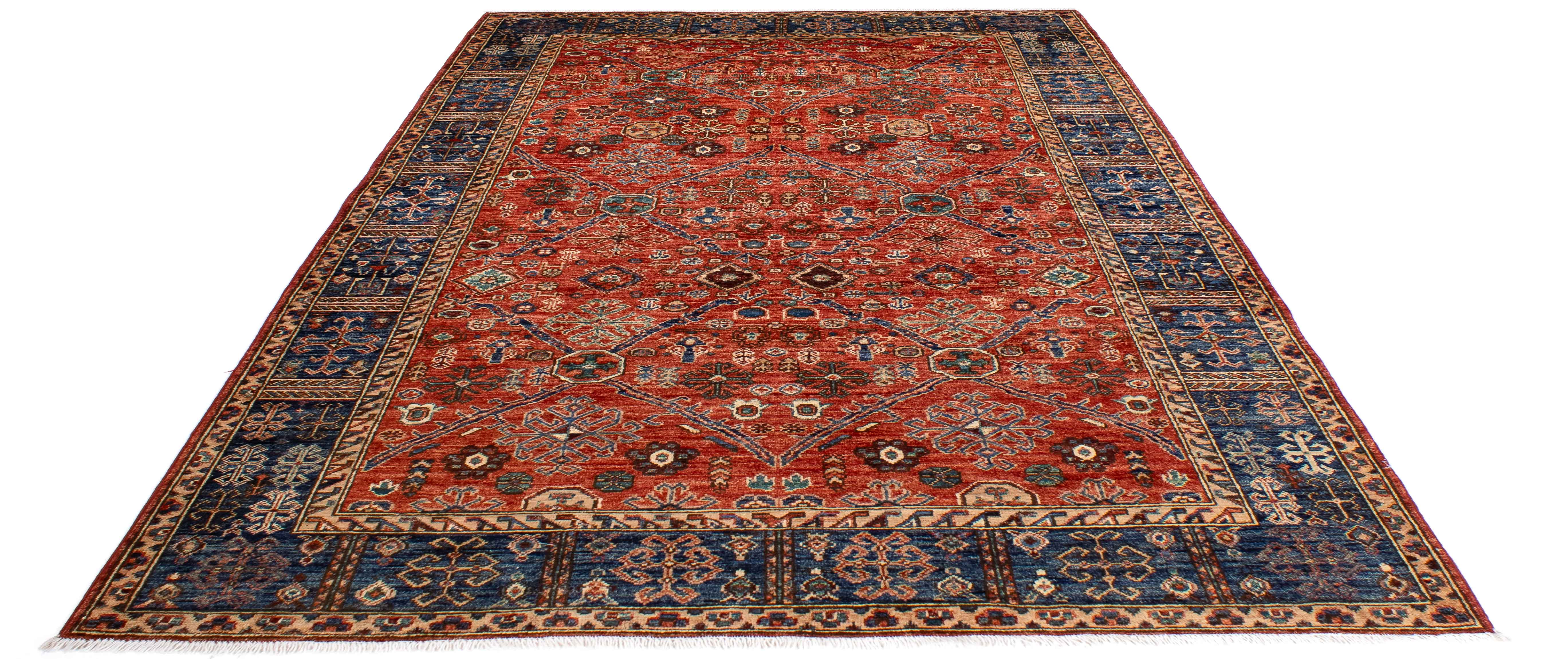 New Pakistan Serapi Rug <br> 5'0 x 7'9