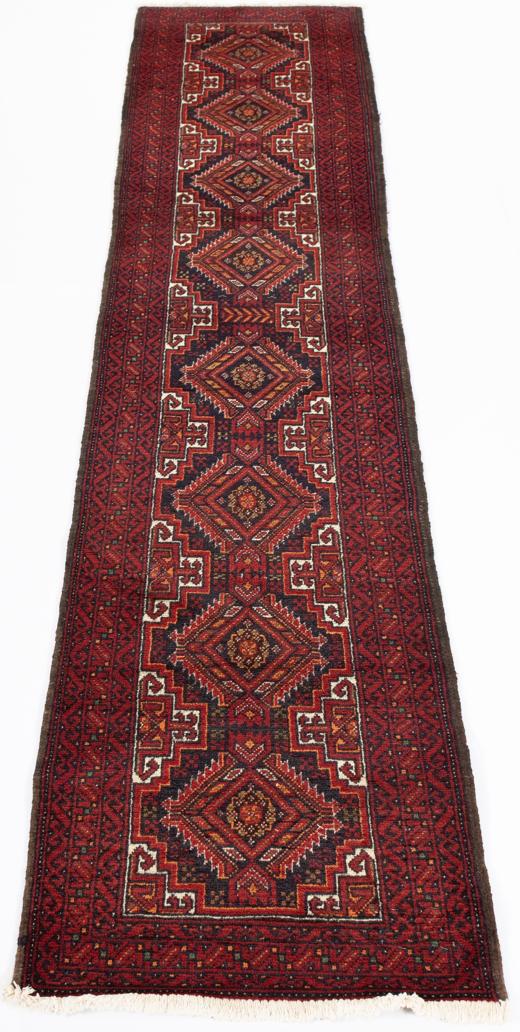 Persian Balouch Runner <br> 1'10 × 9'3