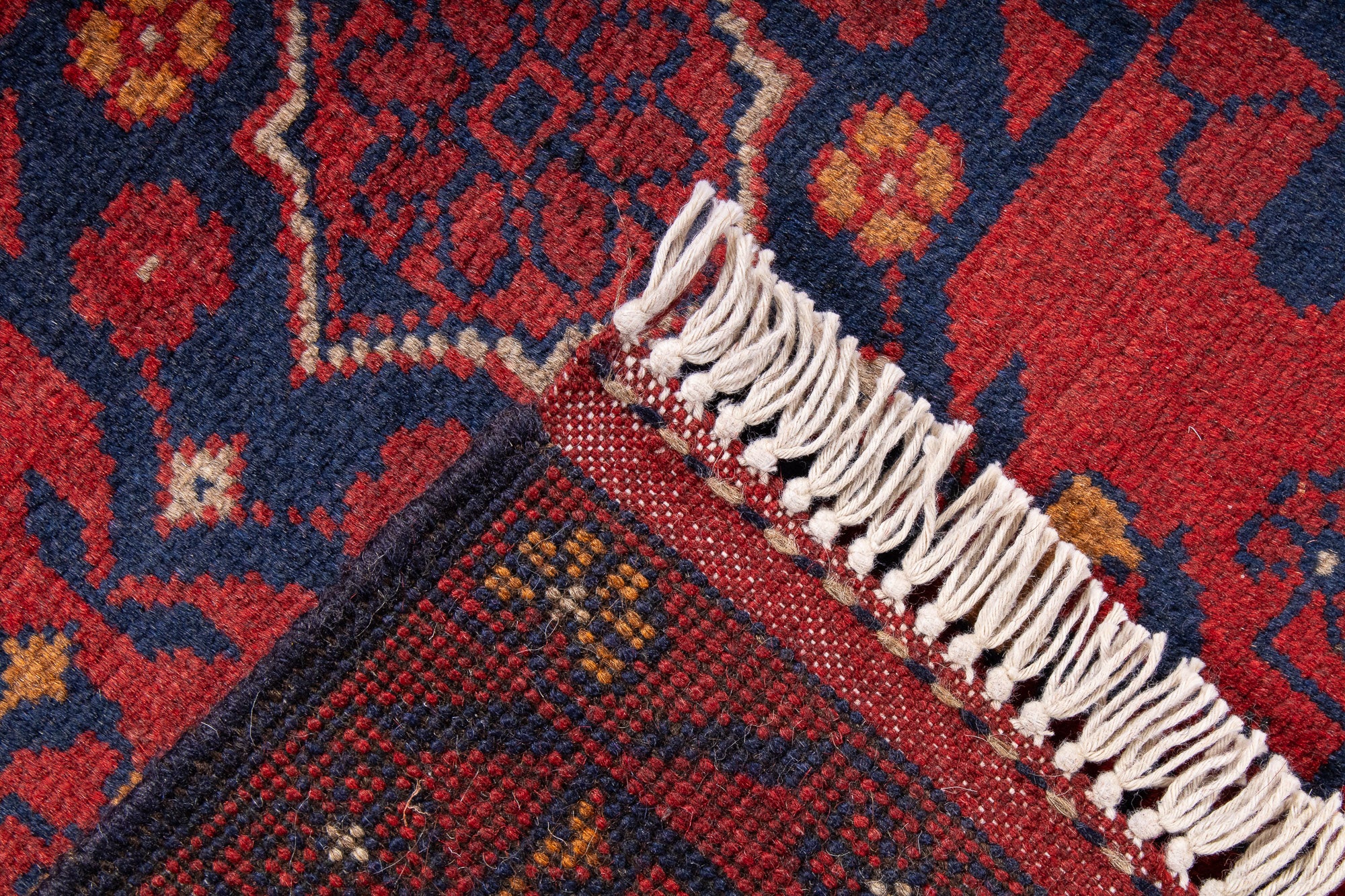 Pakistan Bokhara Rug <br> 3'4' x 4'10'