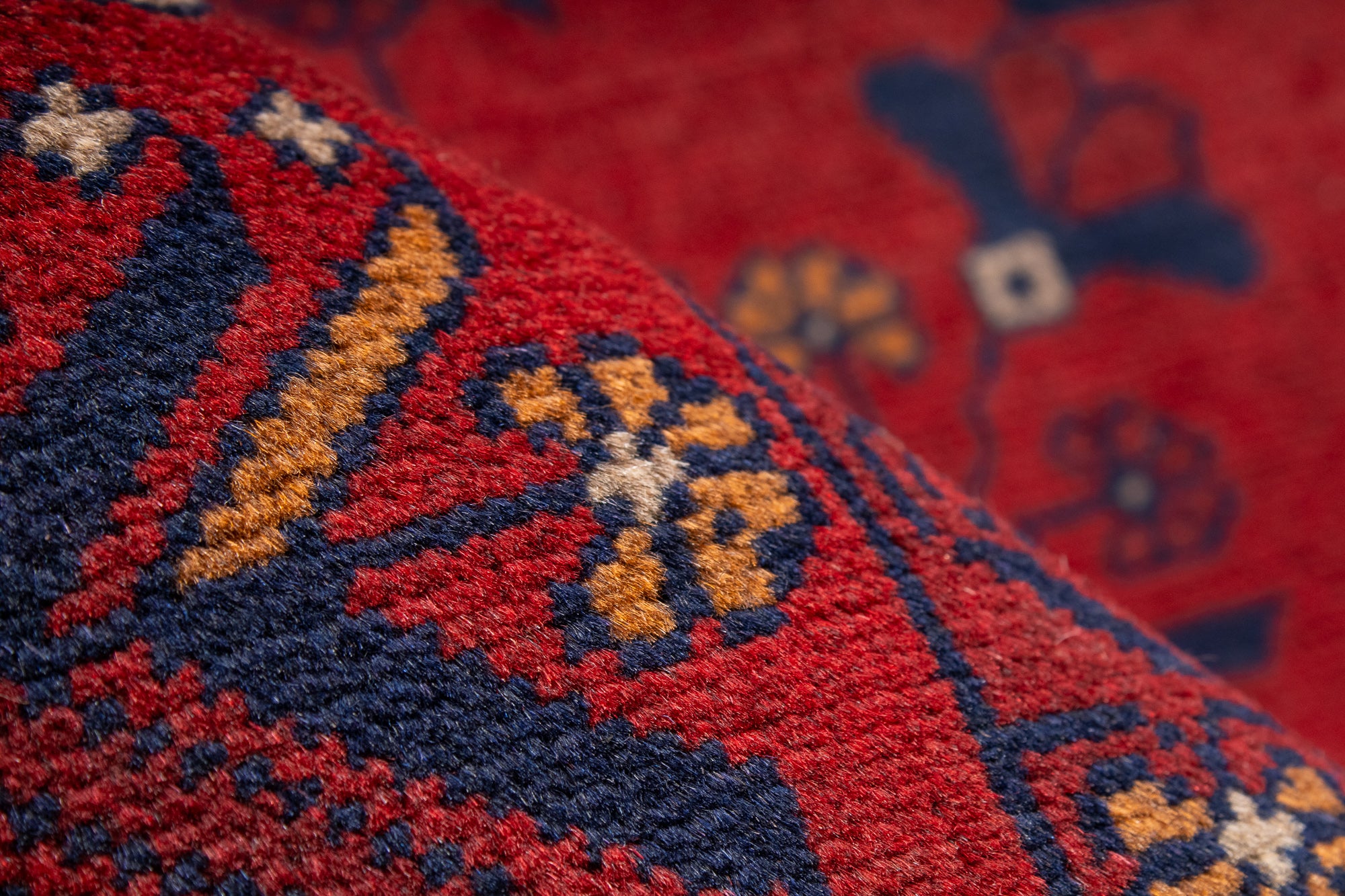 Pakistan Bokhara Rug <br> 3'4' x 4'10'