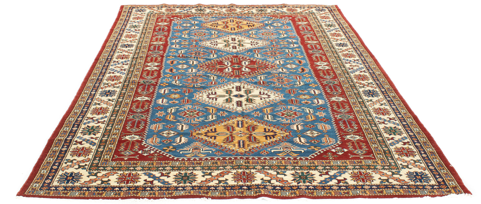 New Symmetrical Pak Kazak Rug <br> 7'0 x 10'0