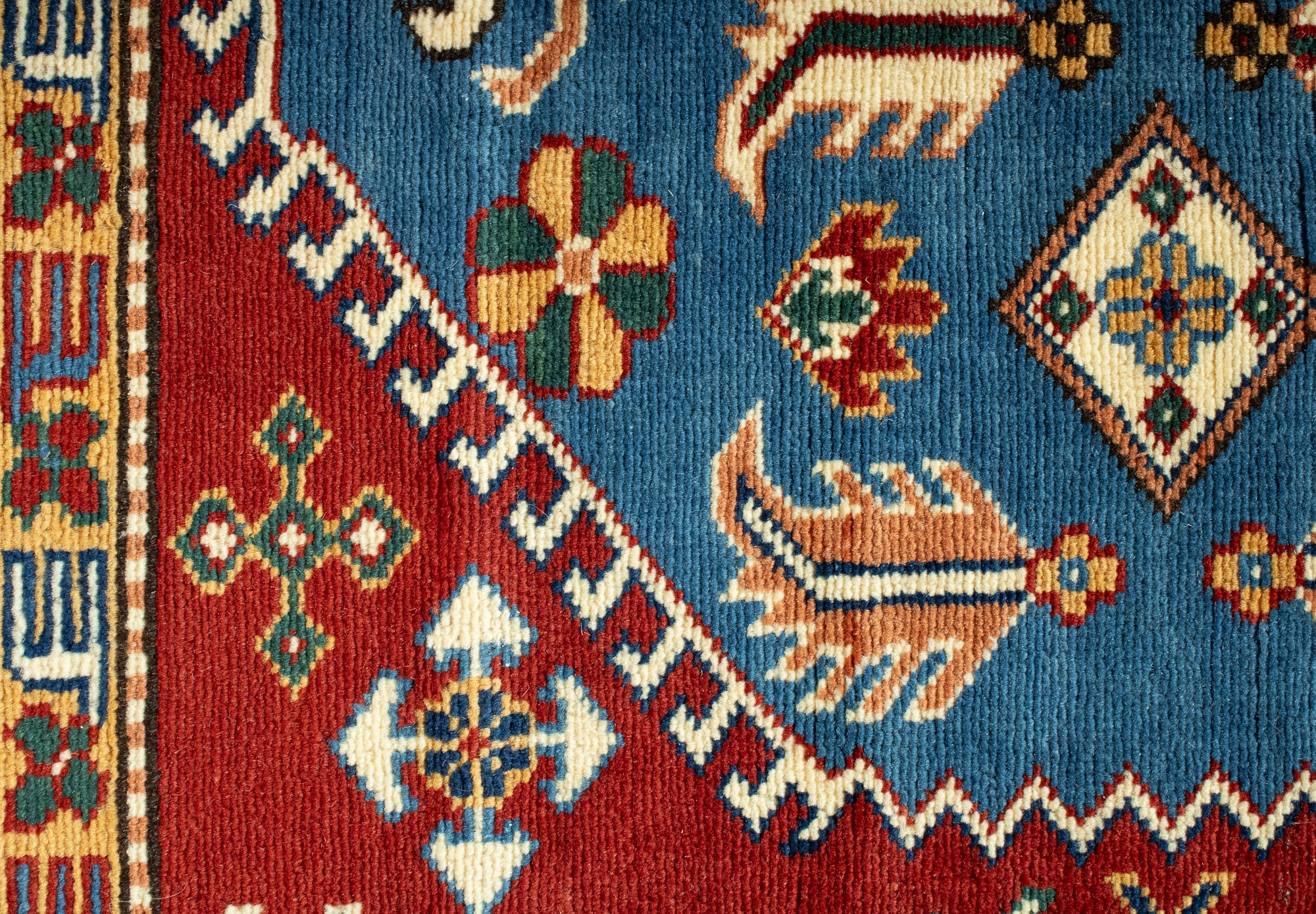 New Symmetrical Pak Kazak Rug <br> 7'0 x 10'0