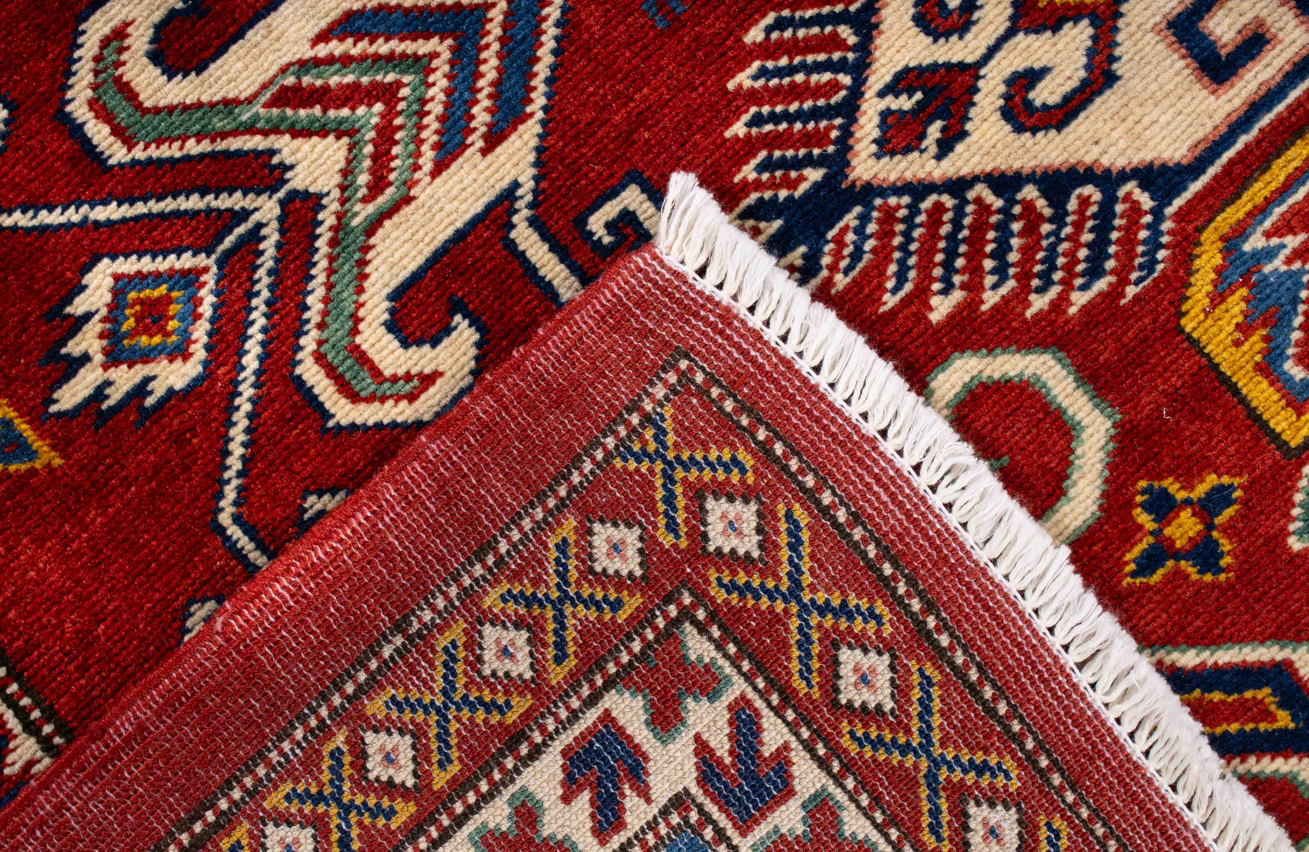 Pakistan Super Fine Kazak Rug <br> 5'1 x 7'0
