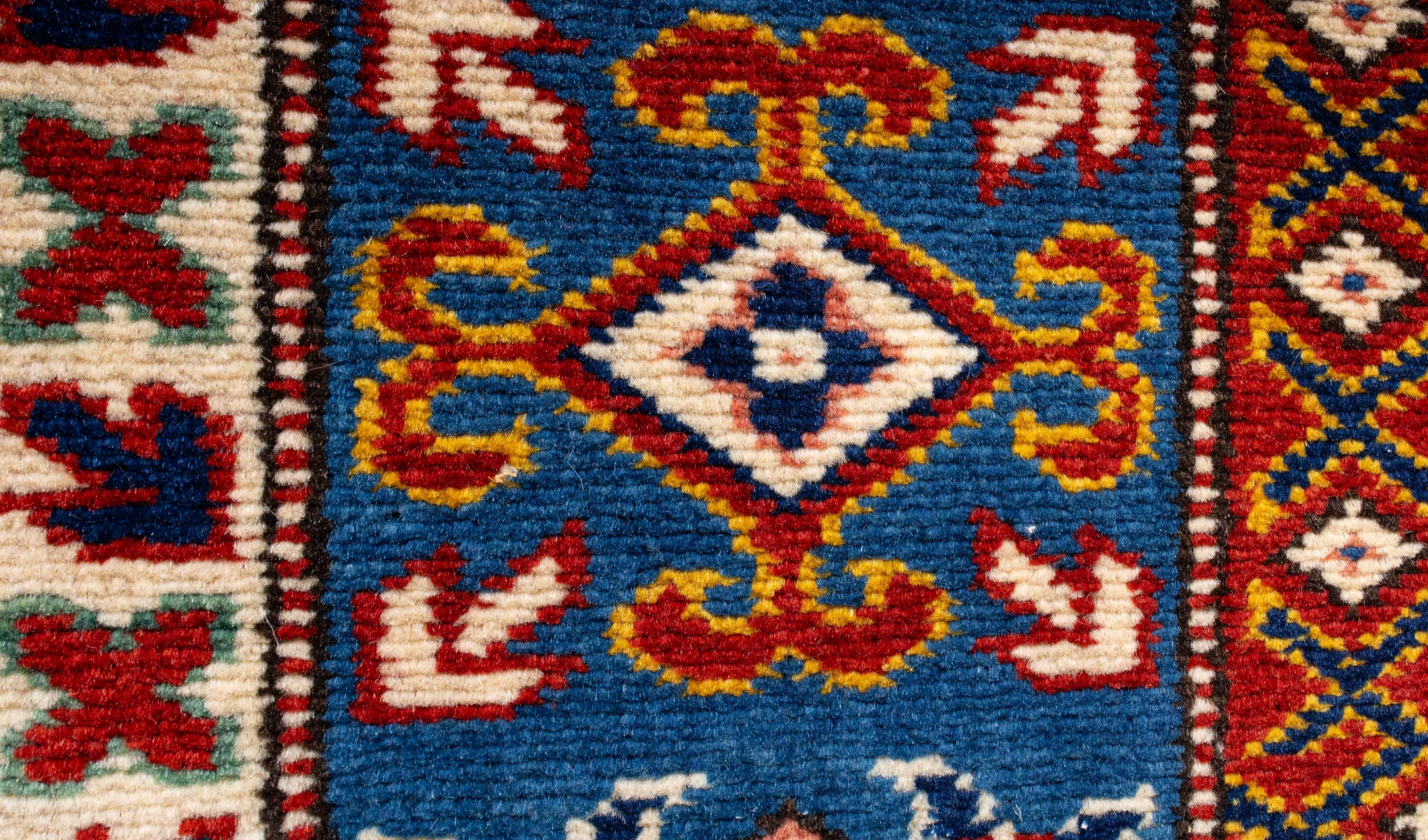 Pakistan Super Fine Kazak Rug <br> 5'1 x 7'0