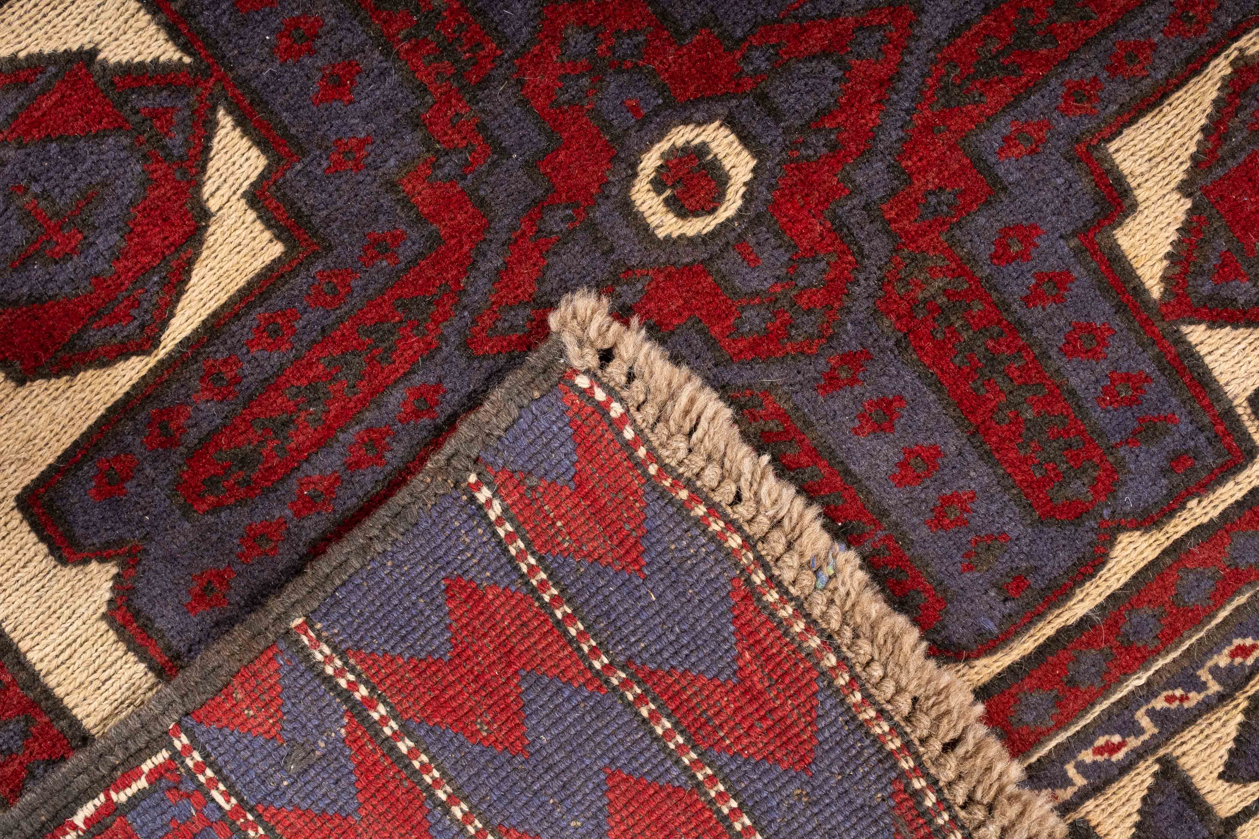 New Pakistan Soumak Rug 4'4 x 6'3