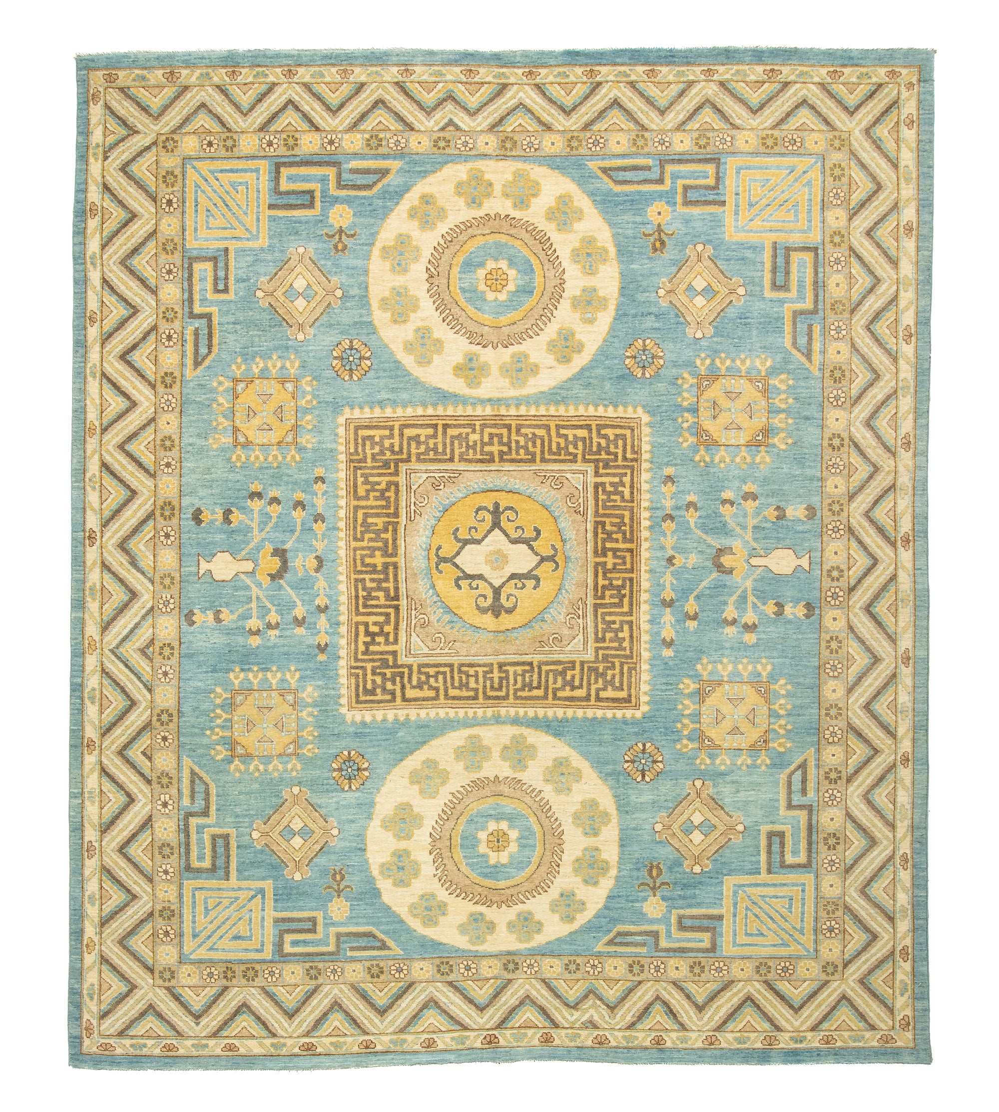 Pakistani Khotan Rug <br> 8 x 9
