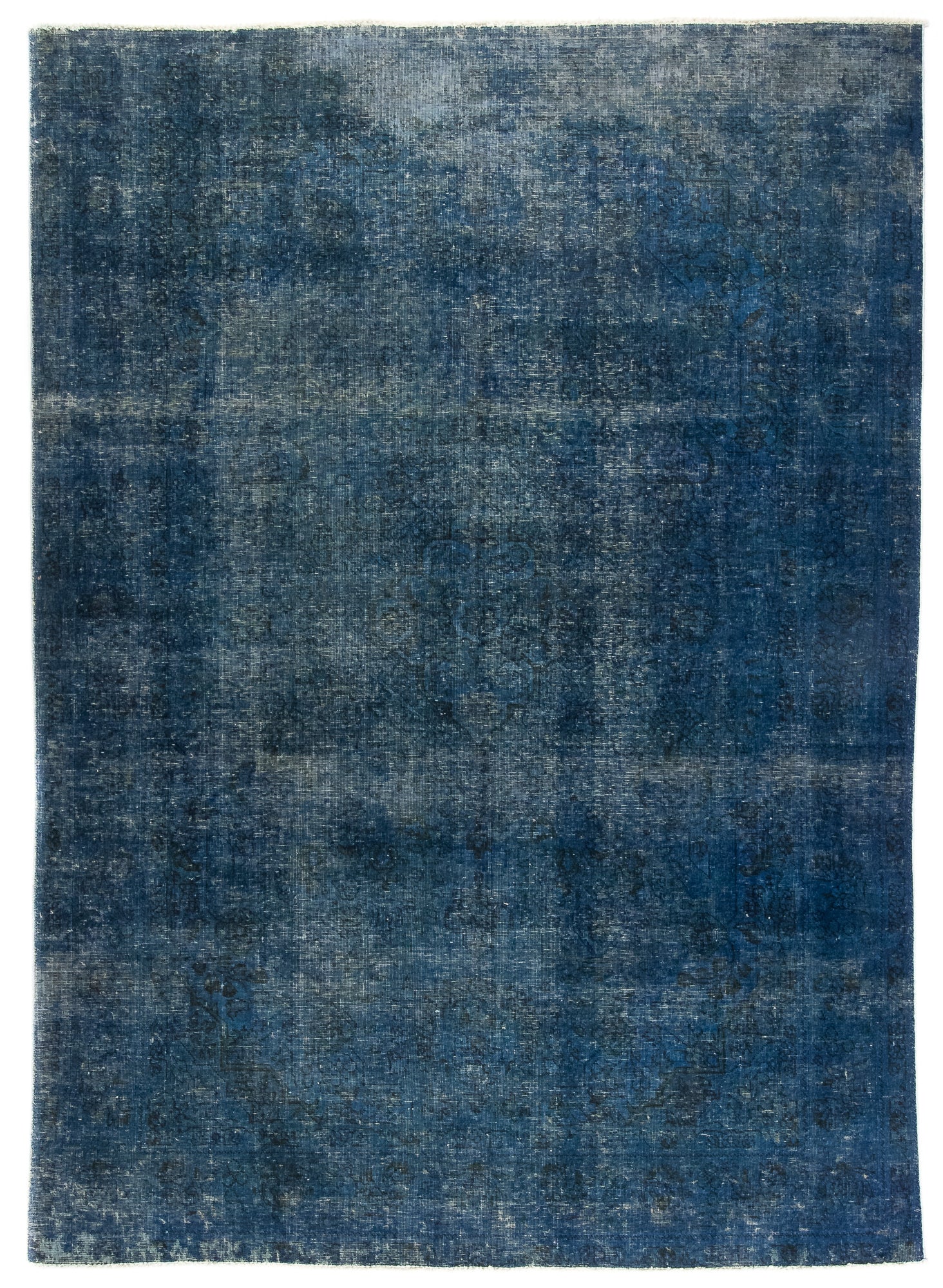 Pakistan Overdyed Vintage Rug <br> 6'10 x 9'6
