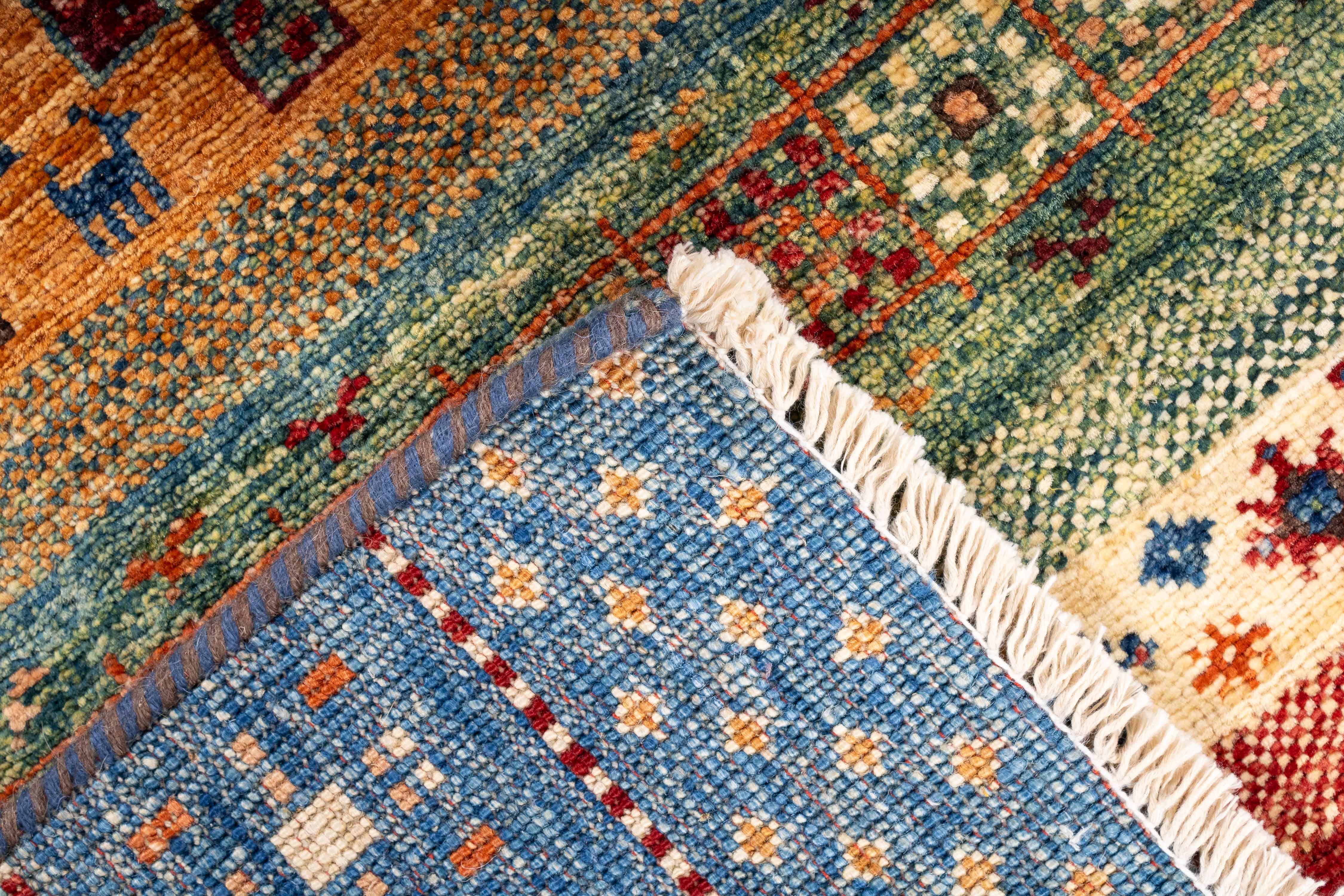 Pakistan Tribal Gabbeh Rug <br> 3'4 x 5'0