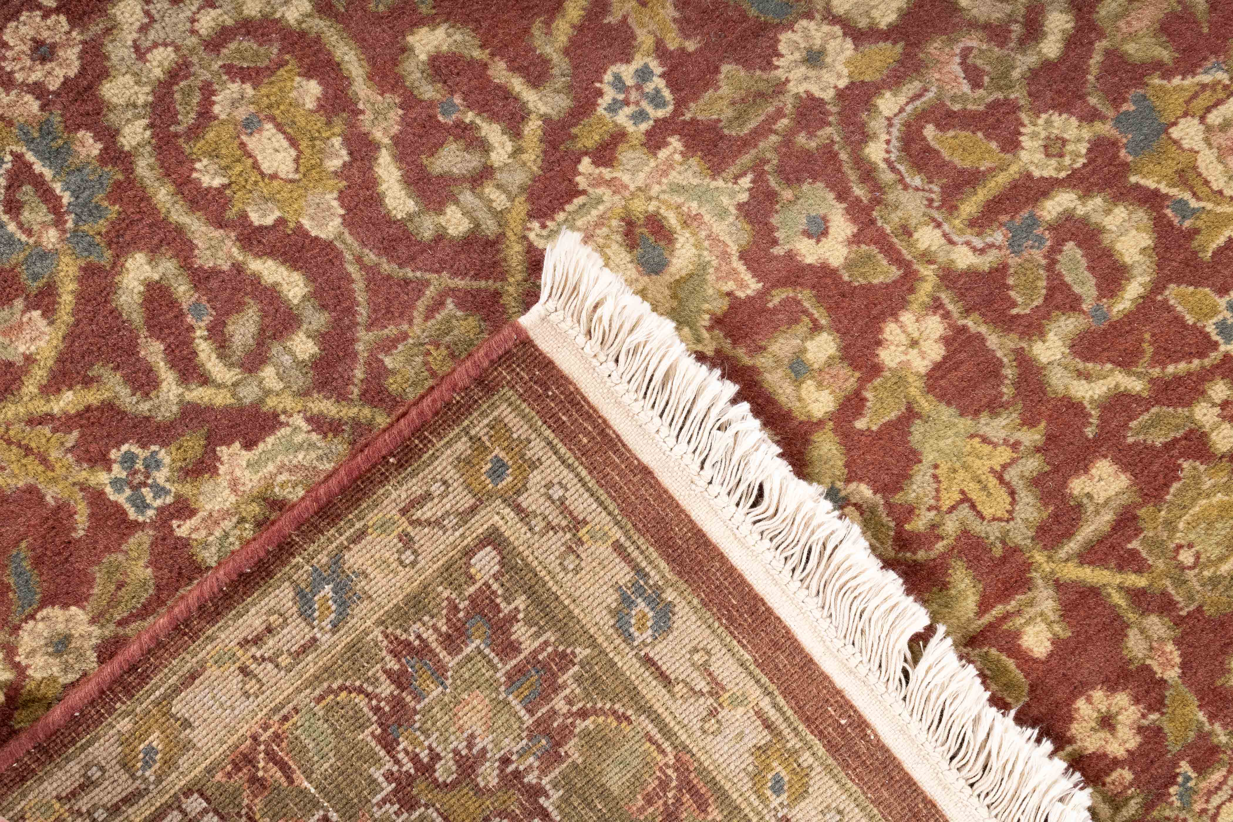 Vintage Indian Kashan Design Rug 4'1 x 6'1