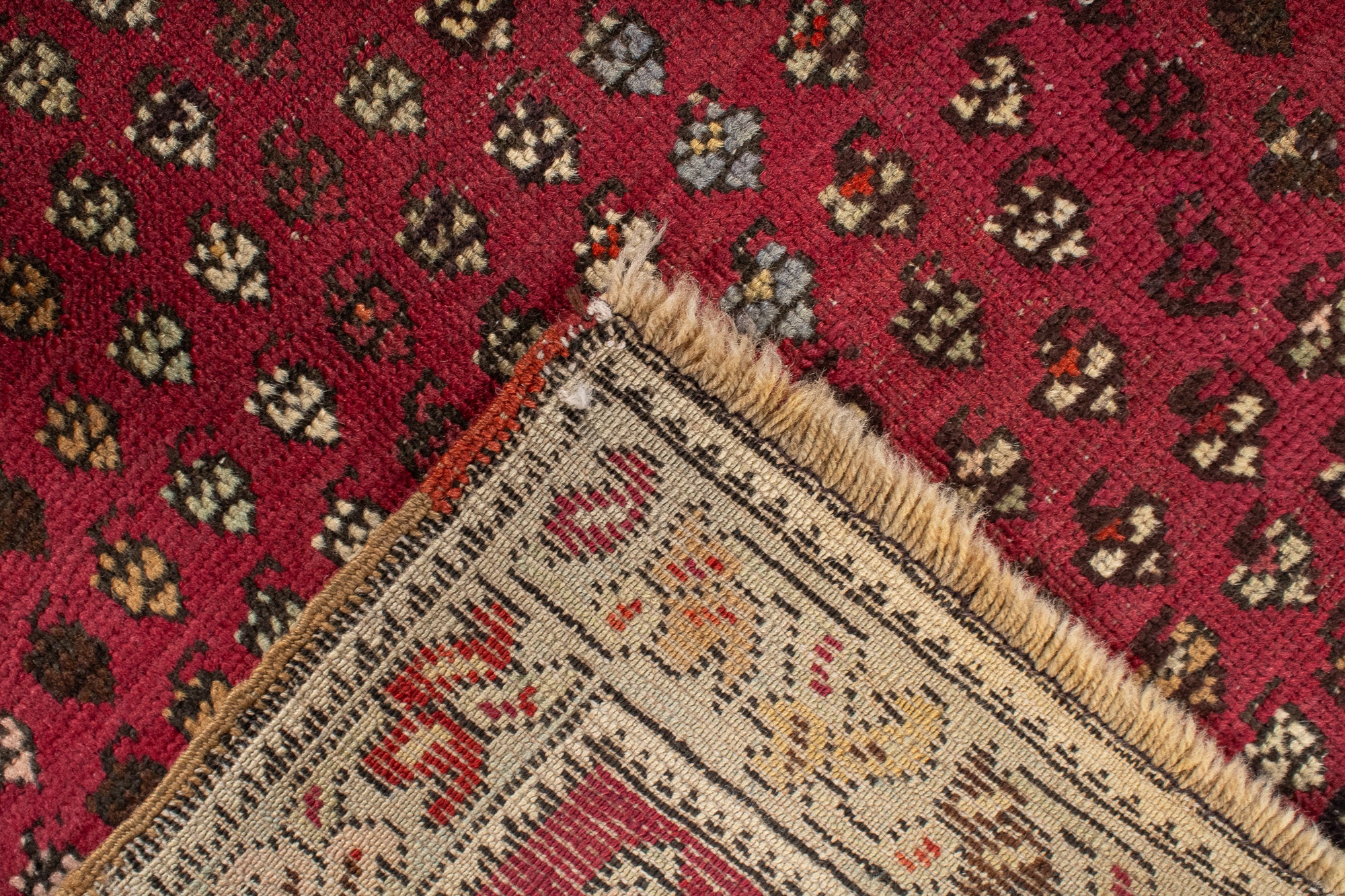 Antique Kurdish Rug <br> 3'0' x 5'0'
