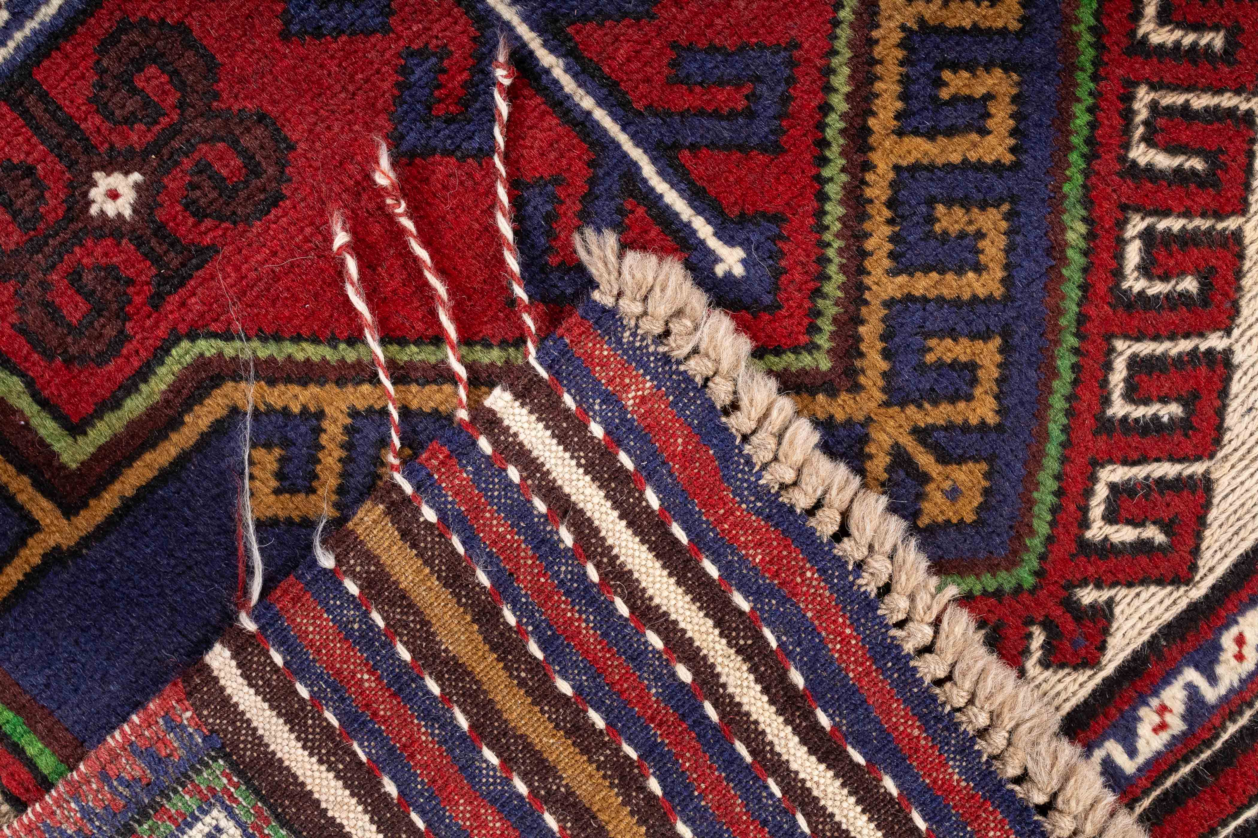 New Pakistan Soumak Rug 4'5 x 6'2