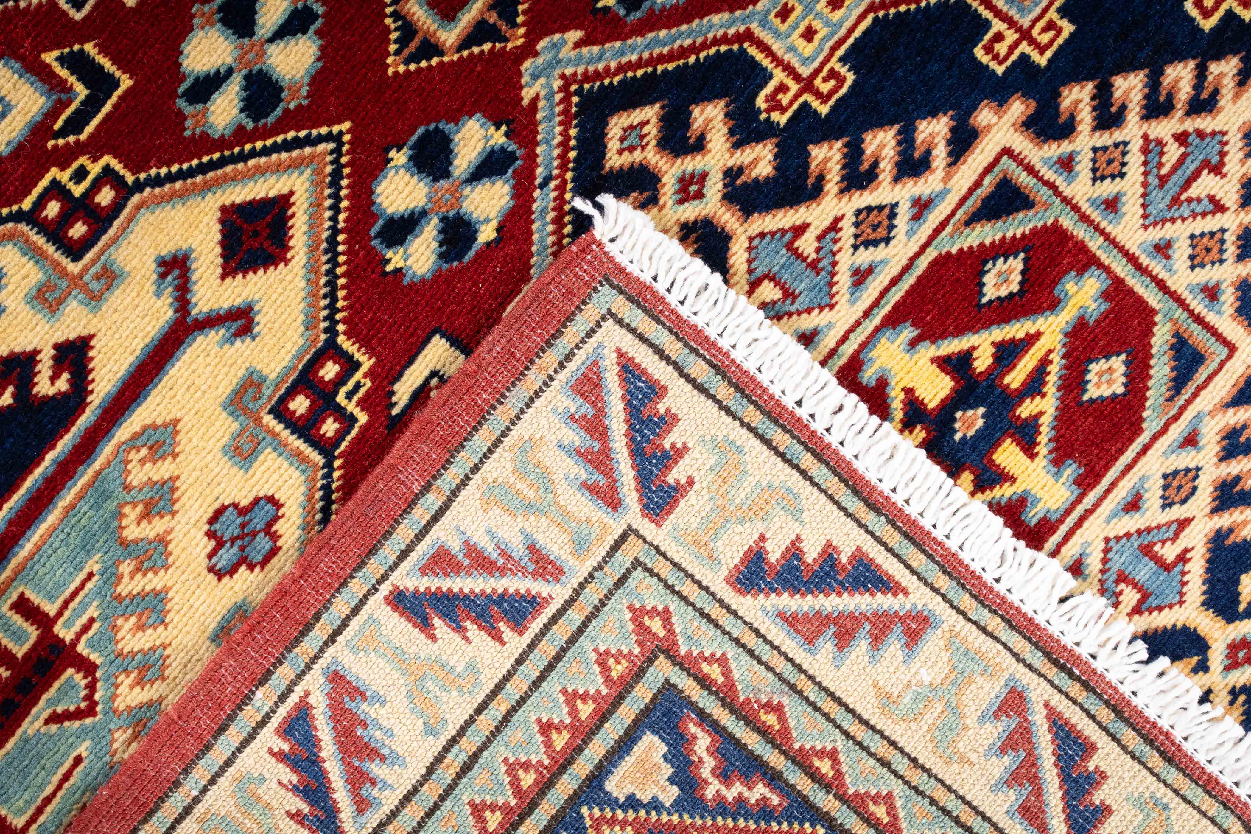 New Pakistan Super Kazak Rug 4'5 x 5'10