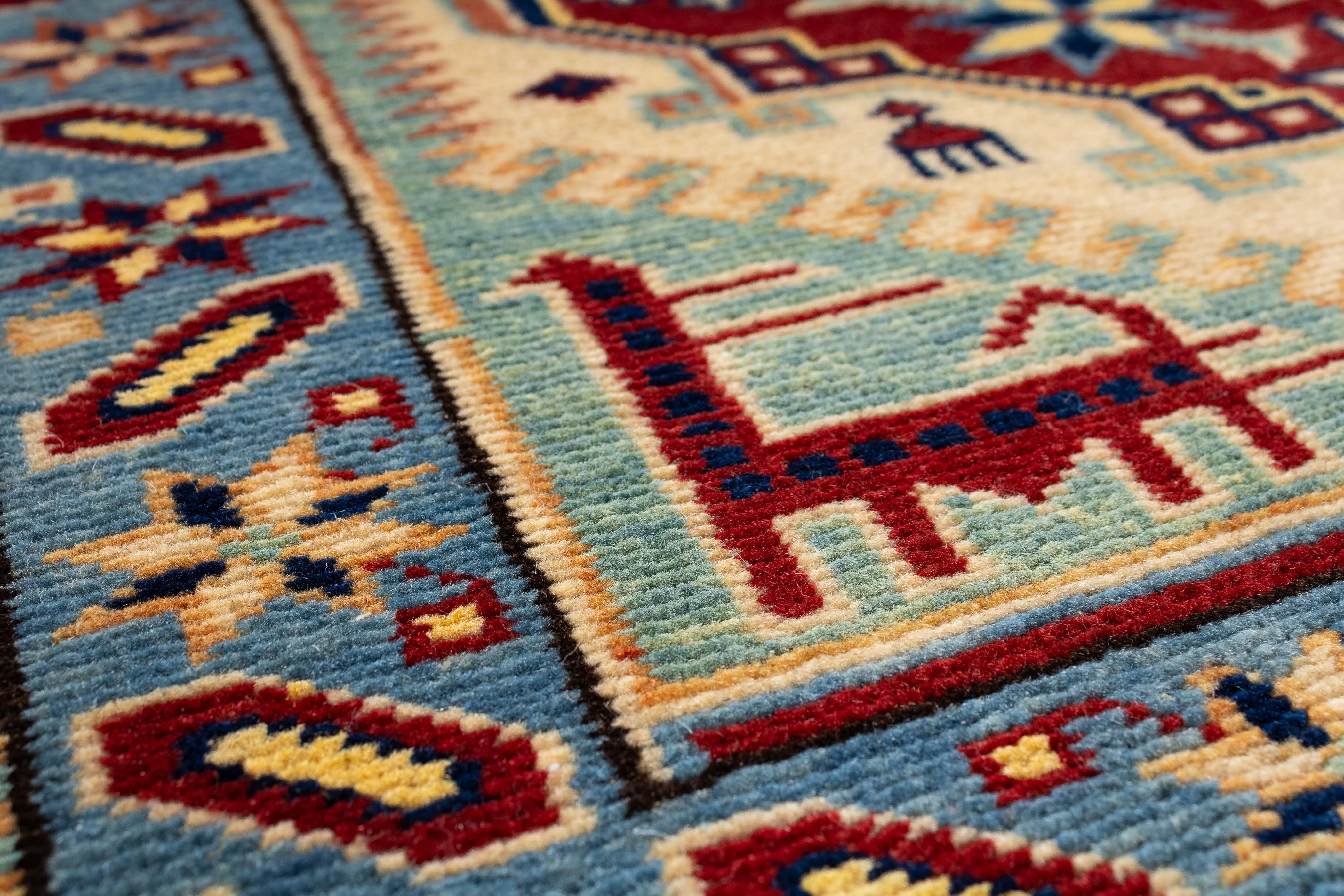 New Pakistan Super Kazak Rug 4'5 x 5'10