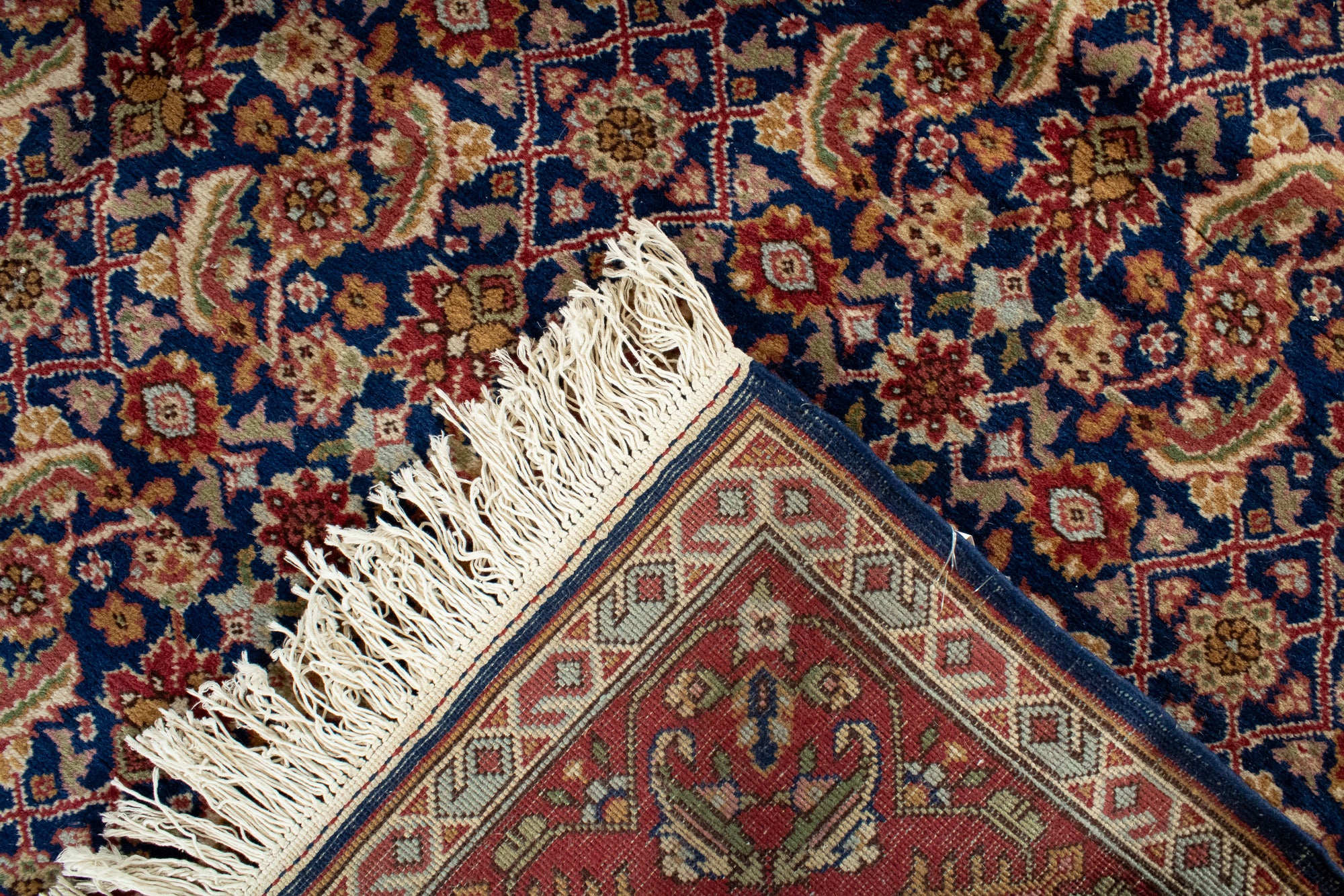 New Romanian Geometric Rom Tabriz Rug <br> 8'0 x 8'0