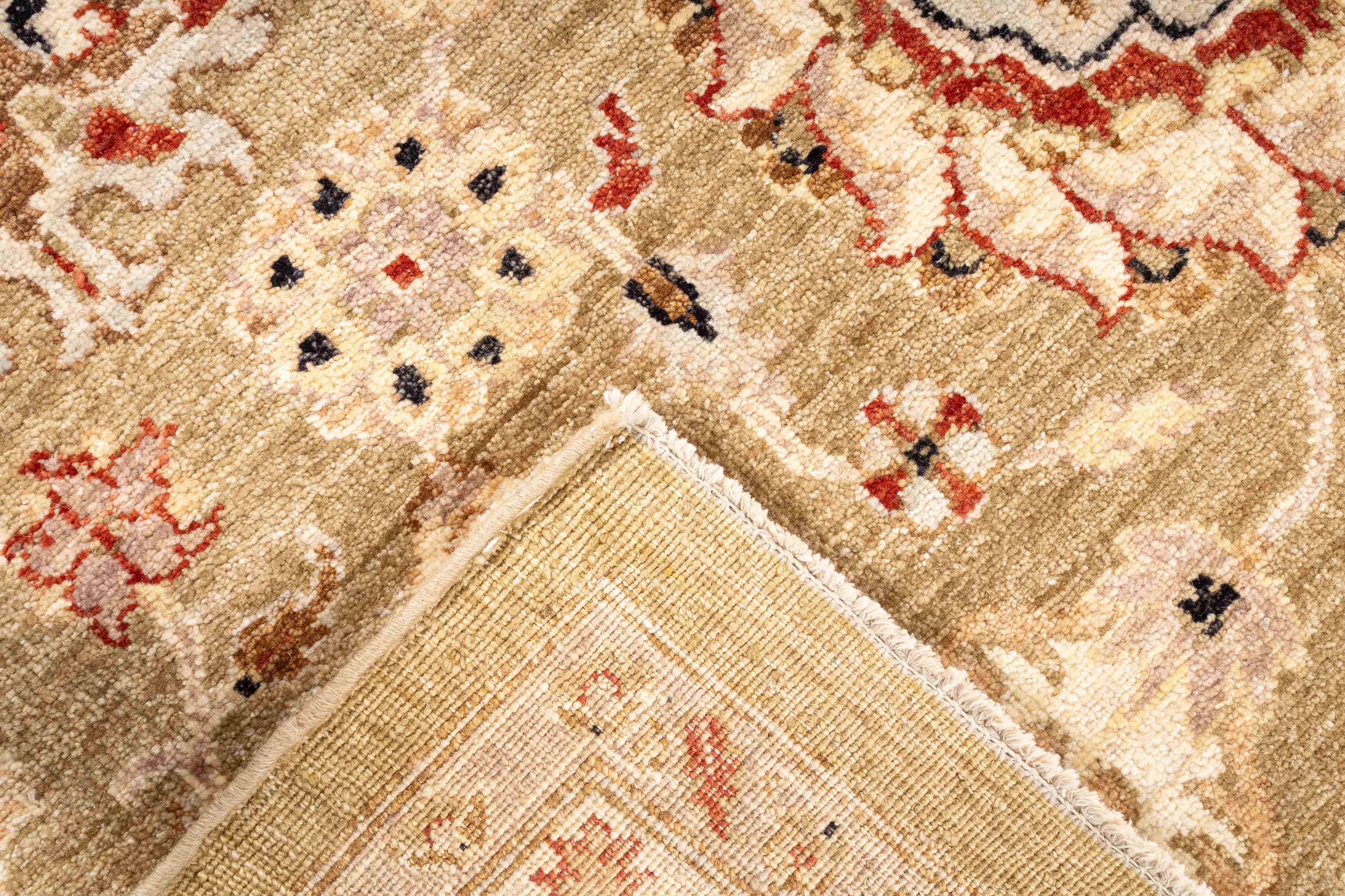 New Afghan Ghazni Rug <br> 6'7 x 6'9