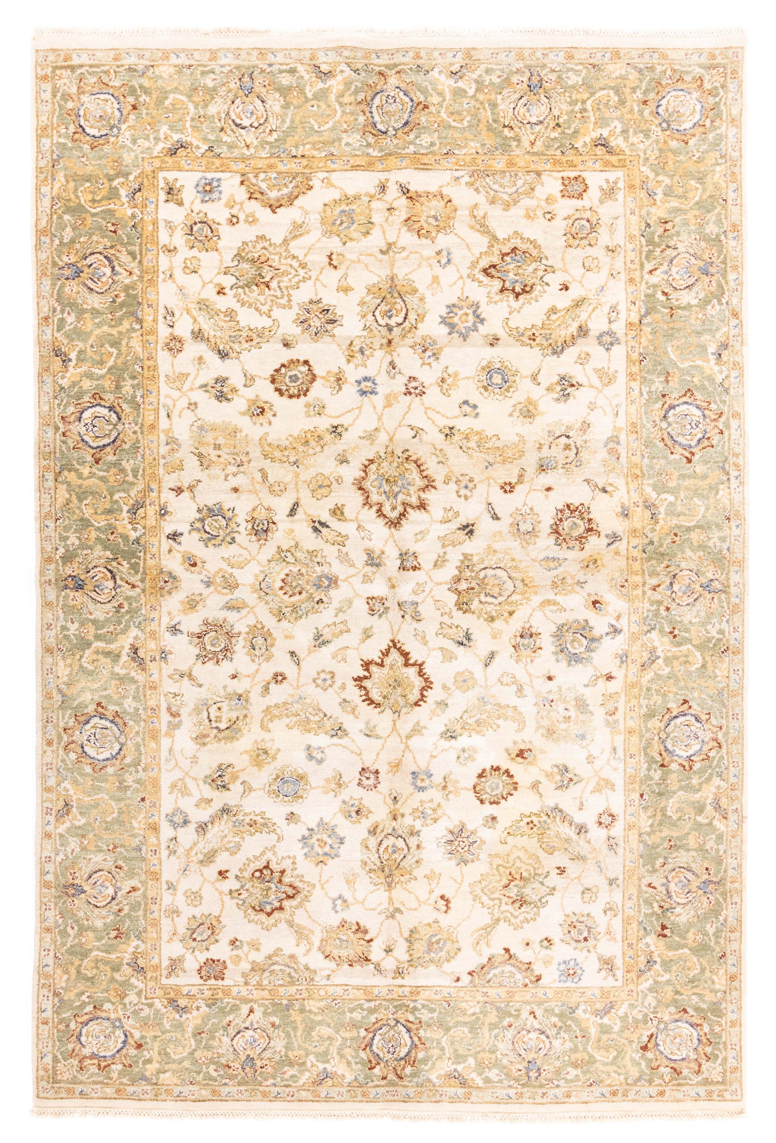 New Indian Traditional Rug <br> 6'0 x 9'0